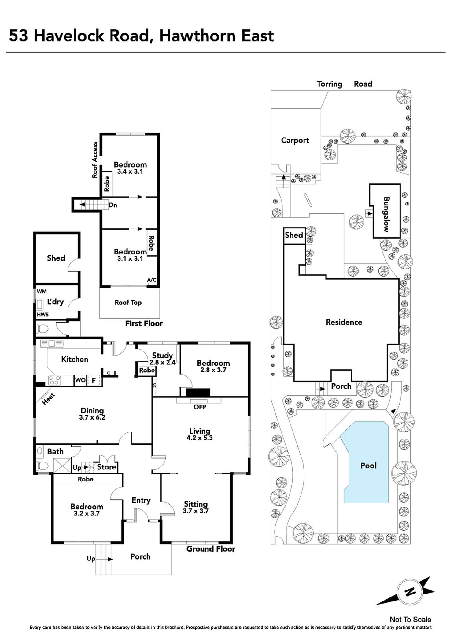 Floorplan of Homely house listing, 53 Havelock Road, Hawthorn East VIC 3123