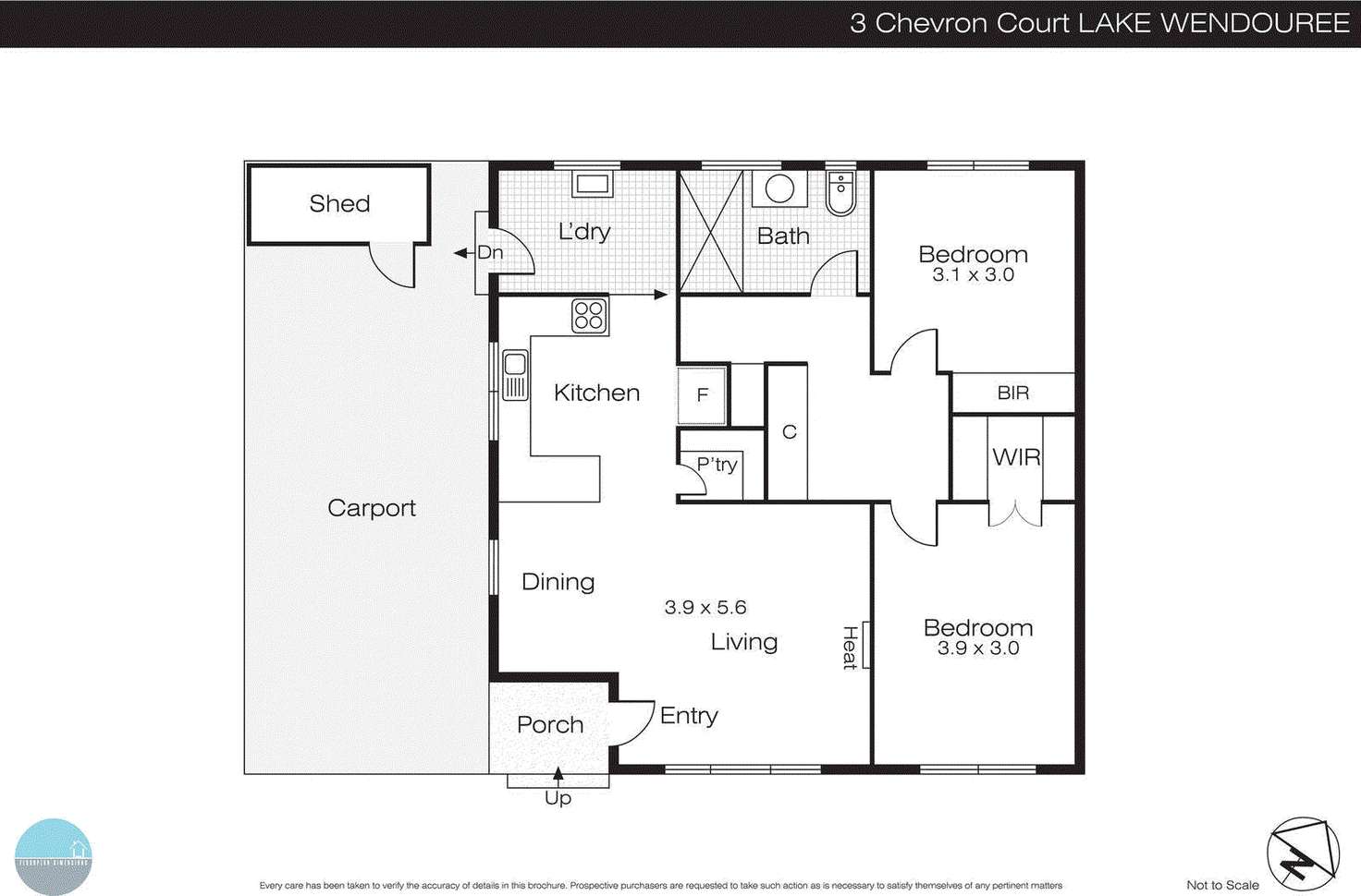 Floorplan of Homely house listing, 3 Chevron Court, Lake Wendouree VIC 3350