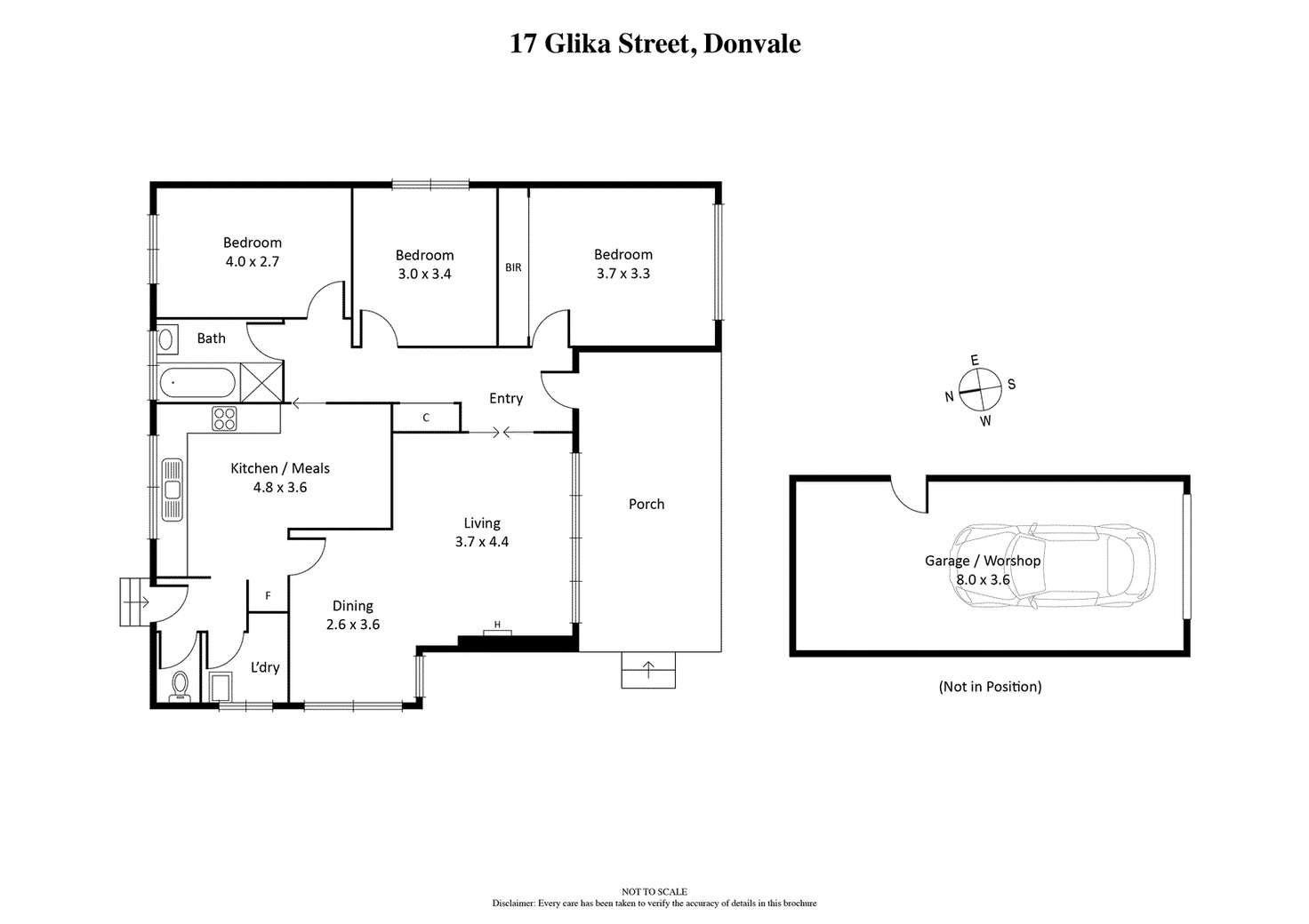 Floorplan of Homely house listing, 17 Glika Street, Donvale VIC 3111