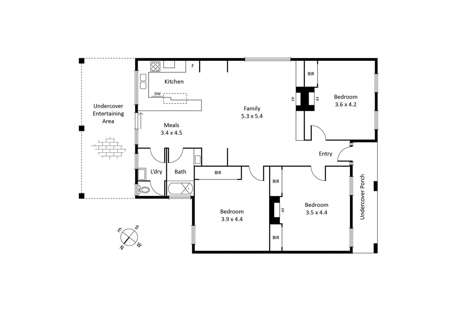 Floorplan of Homely house listing, 32 Perry Street, Williamstown VIC 3016