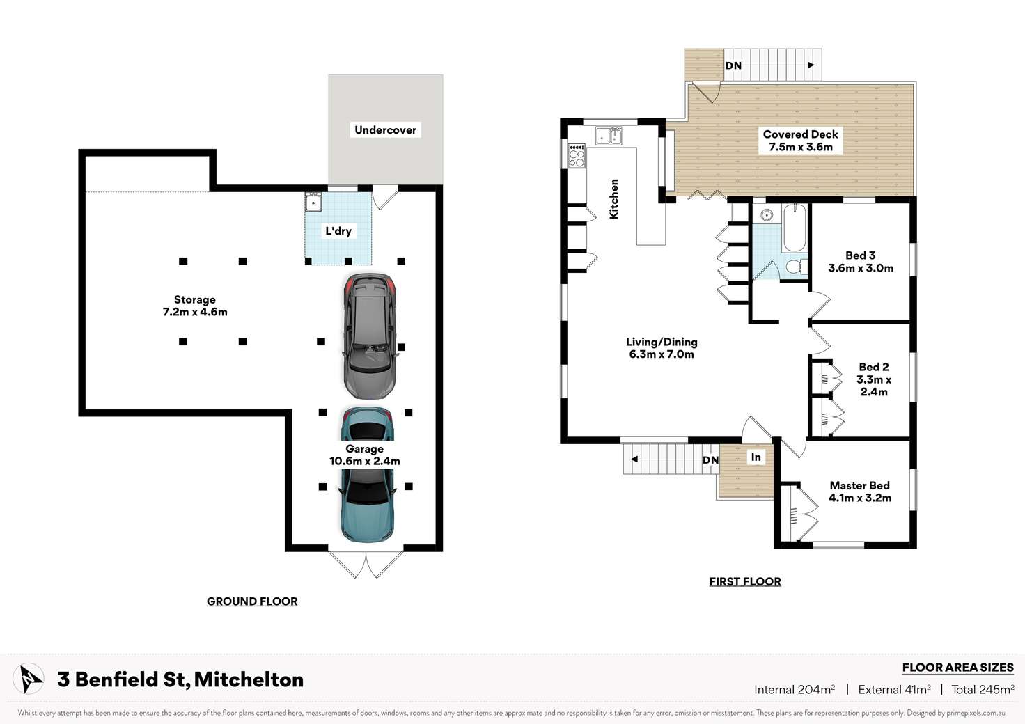 Floorplan of Homely house listing, 3 Benfield  Street, Mitchelton QLD 4053