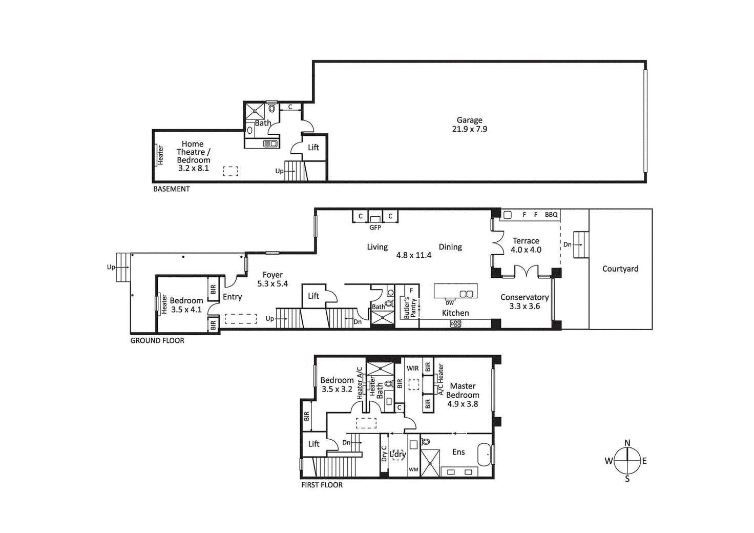 Floorplan of Homely house listing, 26 Cunningham Street, South Yarra VIC 3141