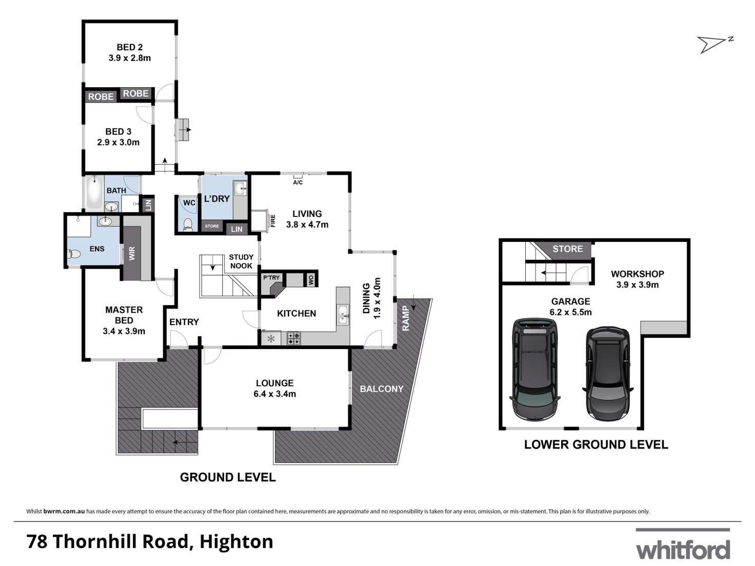 Floorplan of Homely house listing, 78 Thornhill Road, Highton VIC 3216