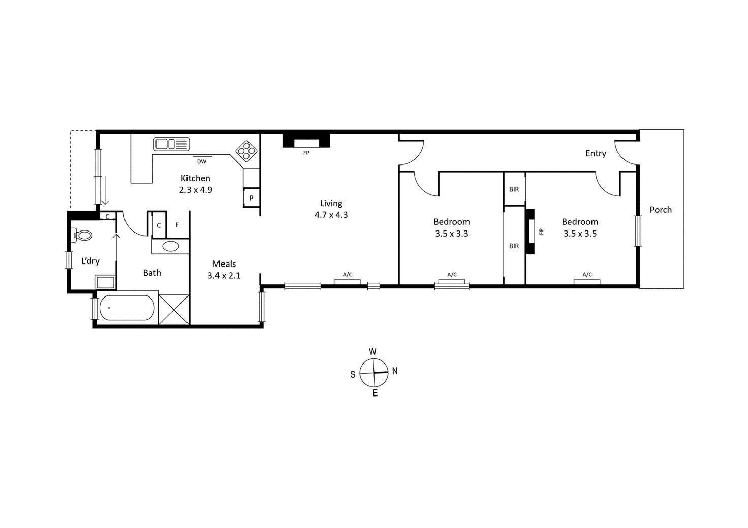 Floorplan of Homely house listing, 153 Ferguson Street, Williamstown VIC 3016