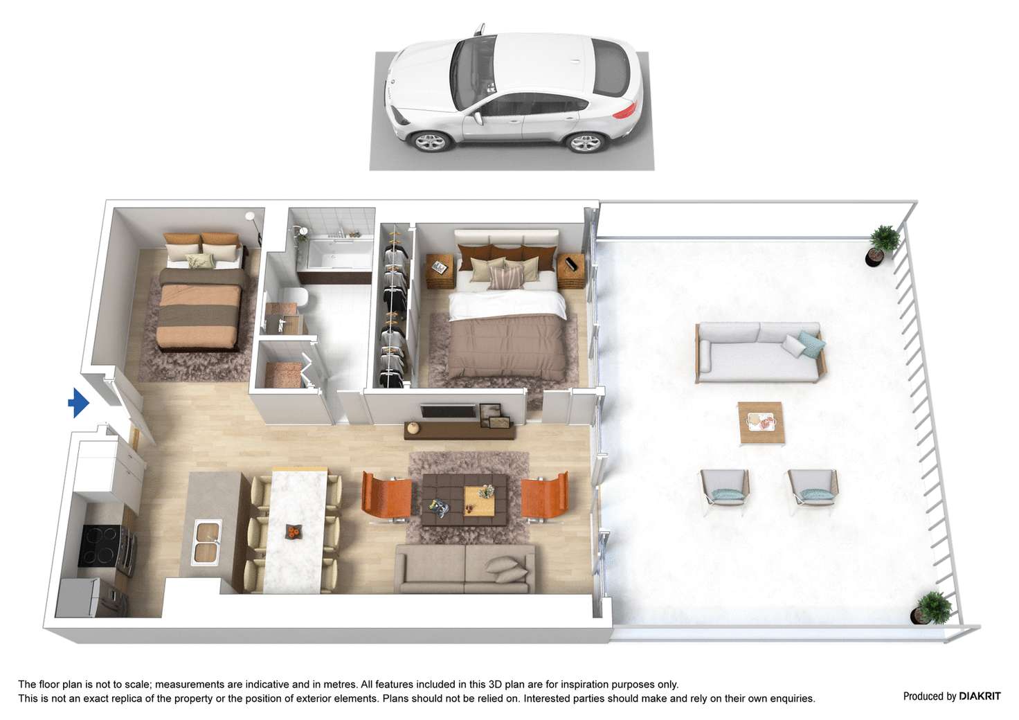 Floorplan of Homely apartment listing, 803/180 City Road, Southbank VIC 3006