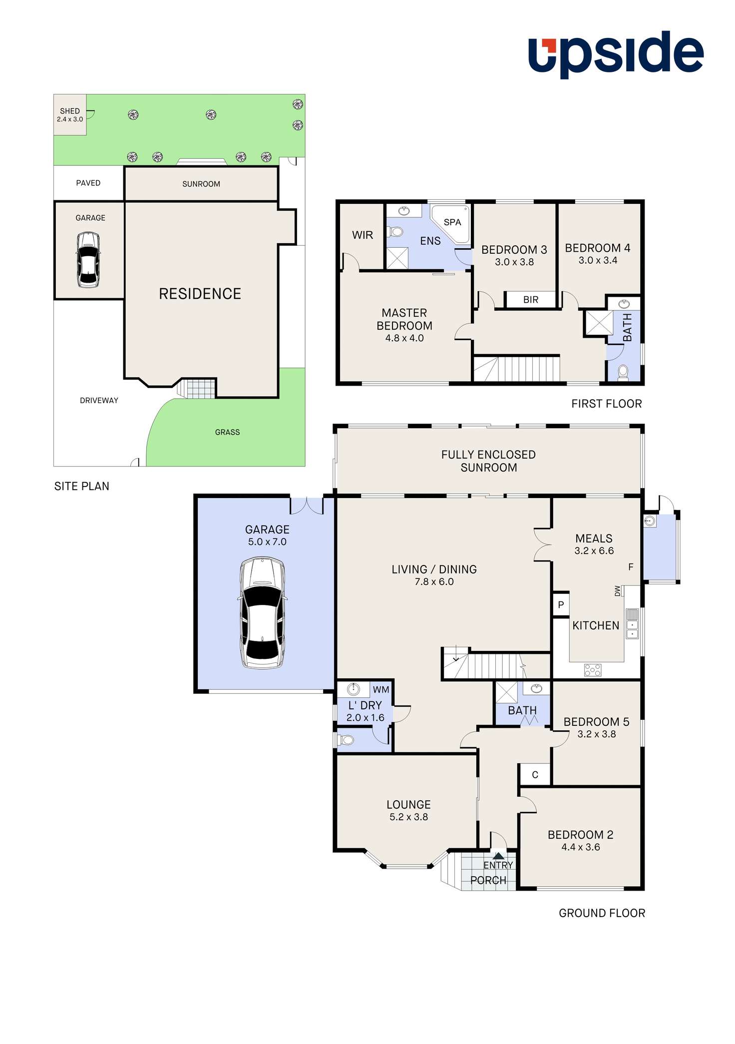 Floorplan of Homely house listing, 1 Malcolm Street, Oak Park VIC 3046