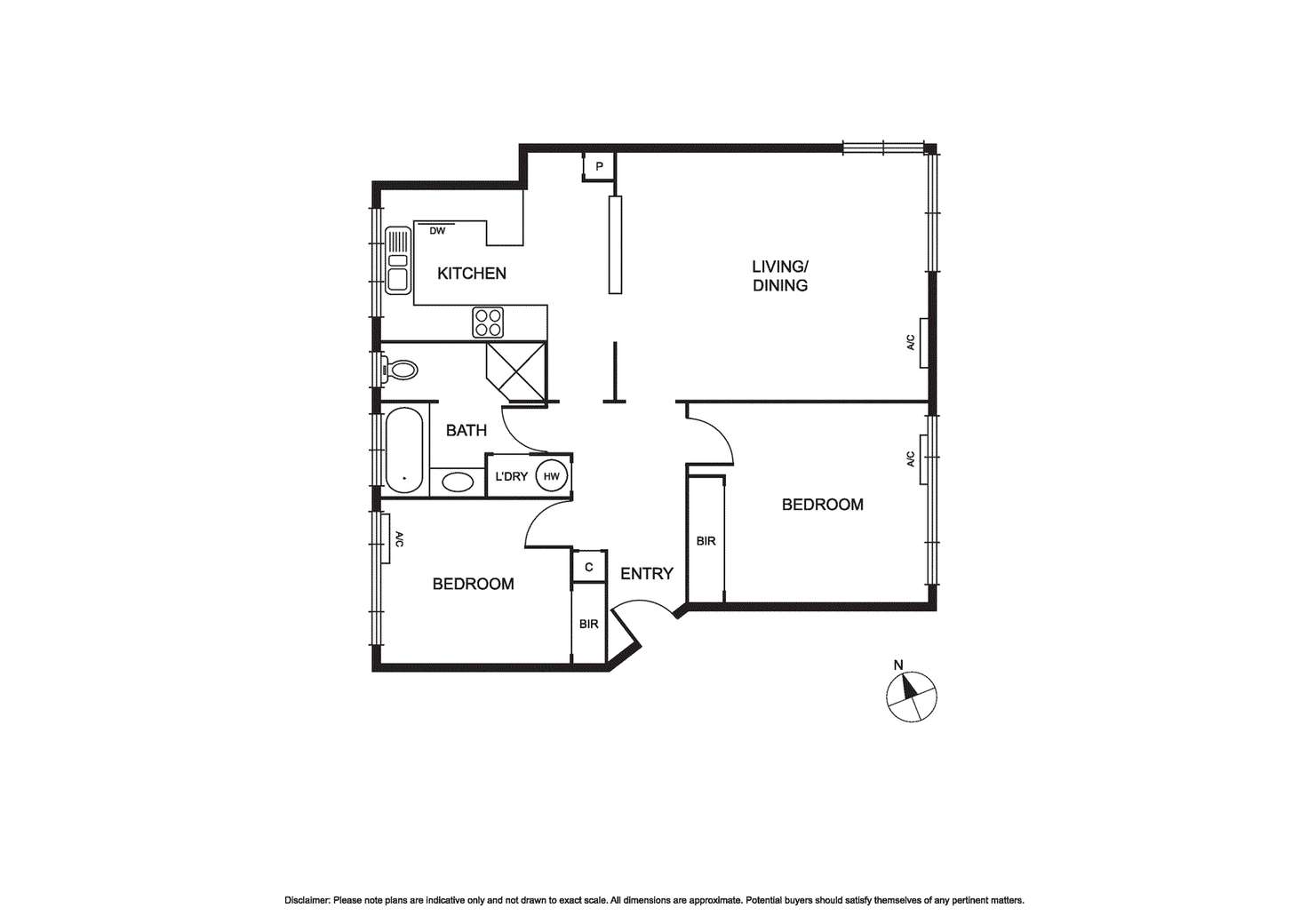 Floorplan of Homely apartment listing, 7/558 Toorak Road, Toorak VIC 3142