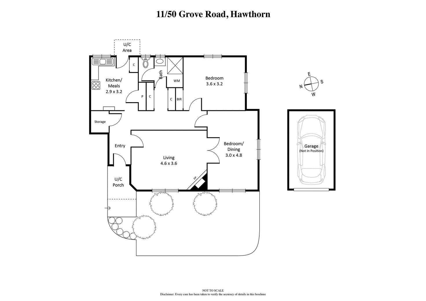 Floorplan of Homely apartment listing, 11/50 Grove Road, Hawthorn VIC 3122