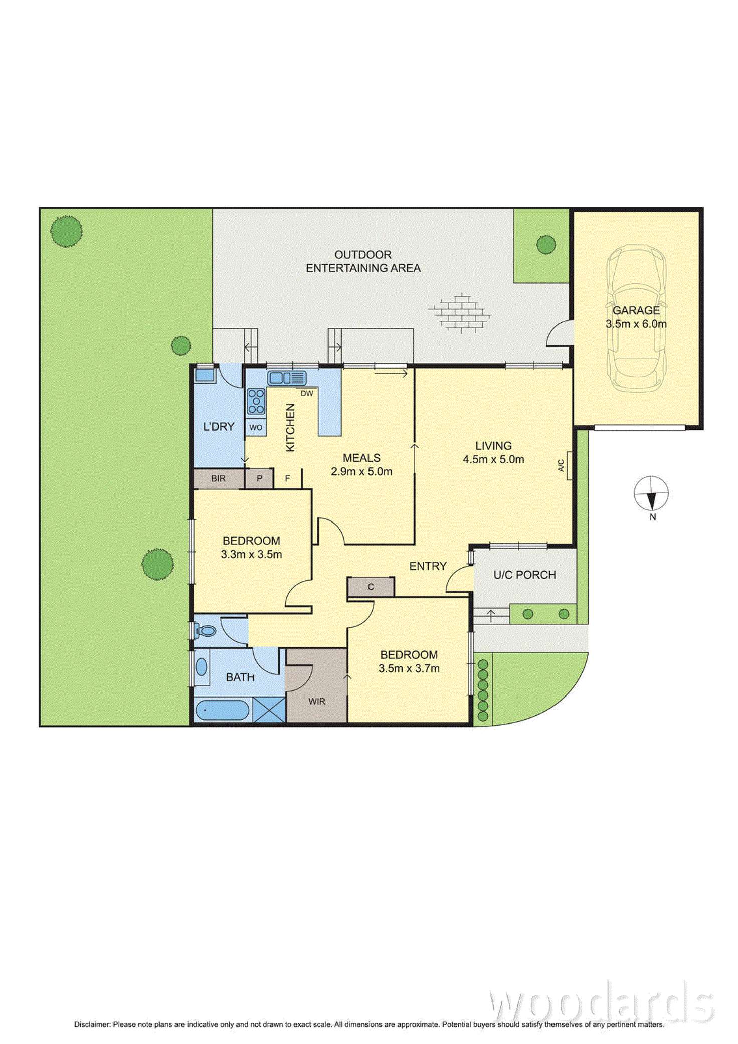 Floorplan of Homely unit listing, 5/74-76 George Street, Doncaster East VIC 3109