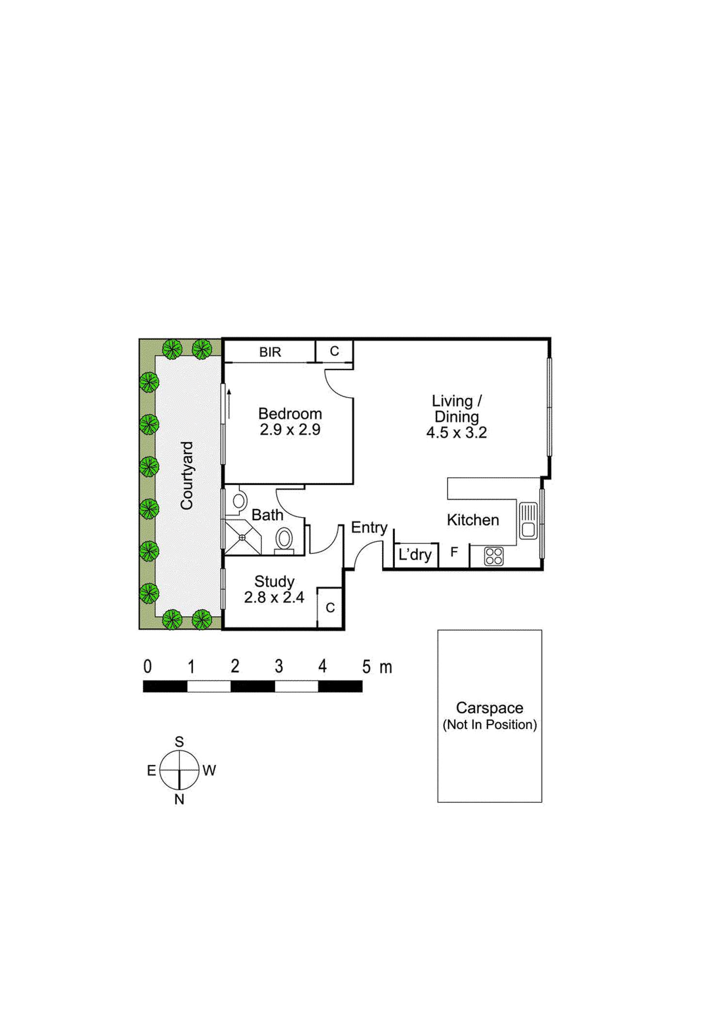 Floorplan of Homely apartment listing, 4/223-225 Westgarth Street, Northcote VIC 3070