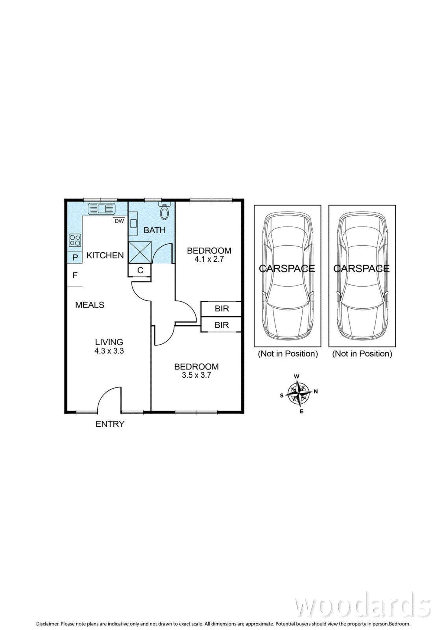 Floorplan of Homely apartment listing, 4/31 Woolton Avenue, Thornbury VIC 3071