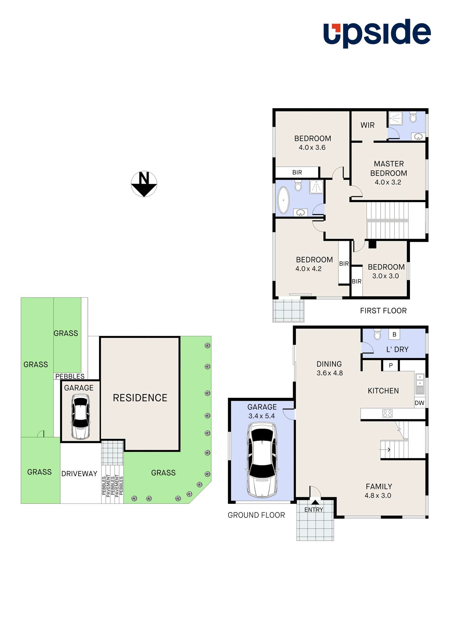 Floorplan of Homely semiDetached listing, 11 Forbes Street, Oran Park NSW 2570