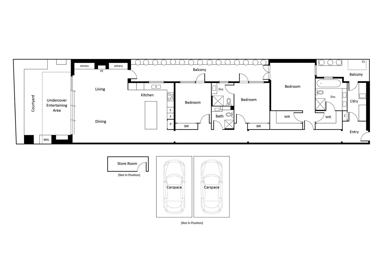 Floorplan of Homely apartment listing, 2/347 Glenferrie Road, Malvern VIC 3144