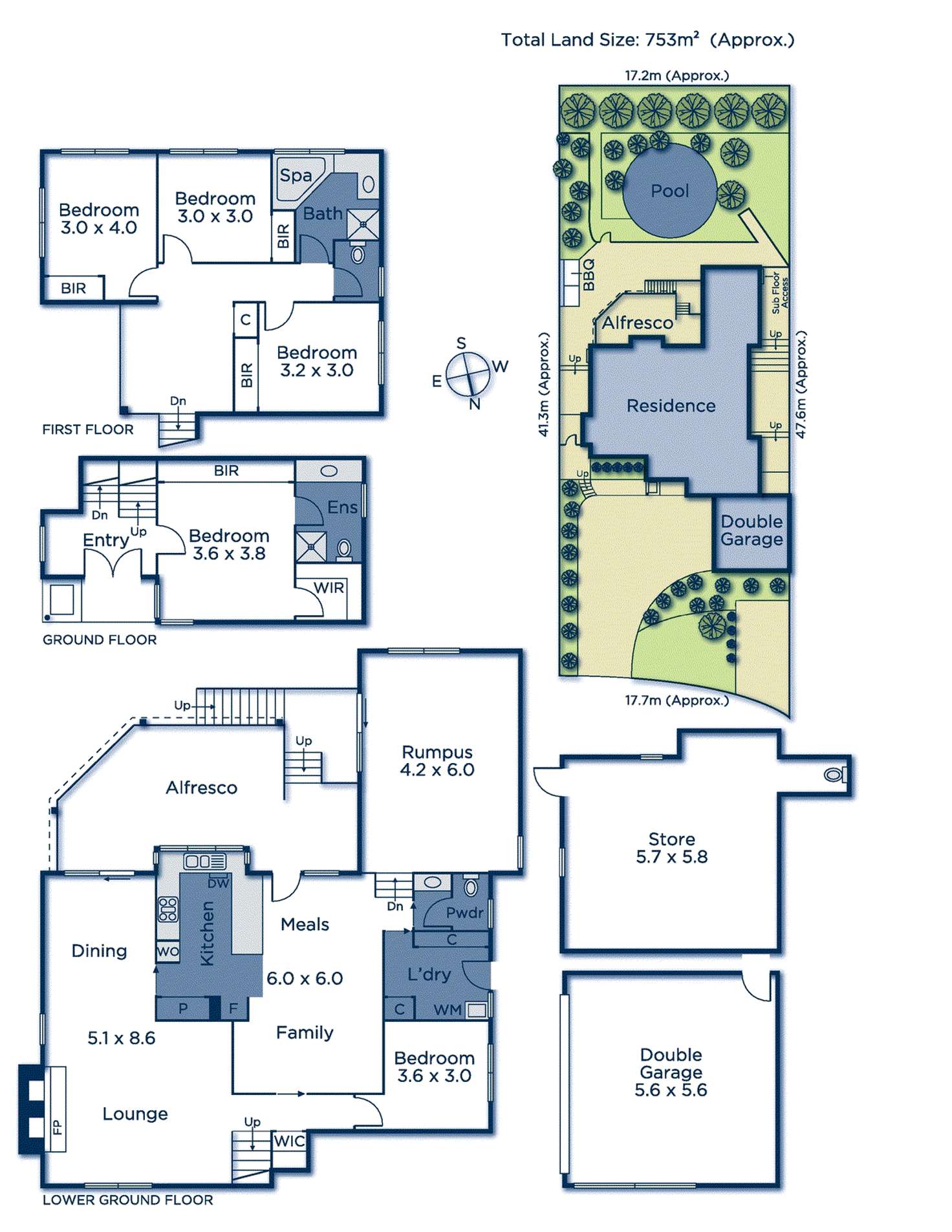 Floorplan of Homely house listing, 6 Ryder Court, Doncaster East VIC 3109