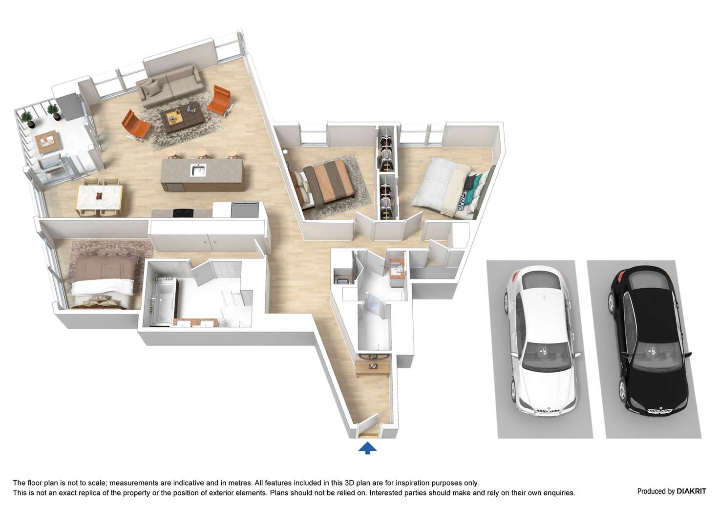 Floorplan of Homely apartment listing, 135/8 Waterside Place, Docklands VIC 3008