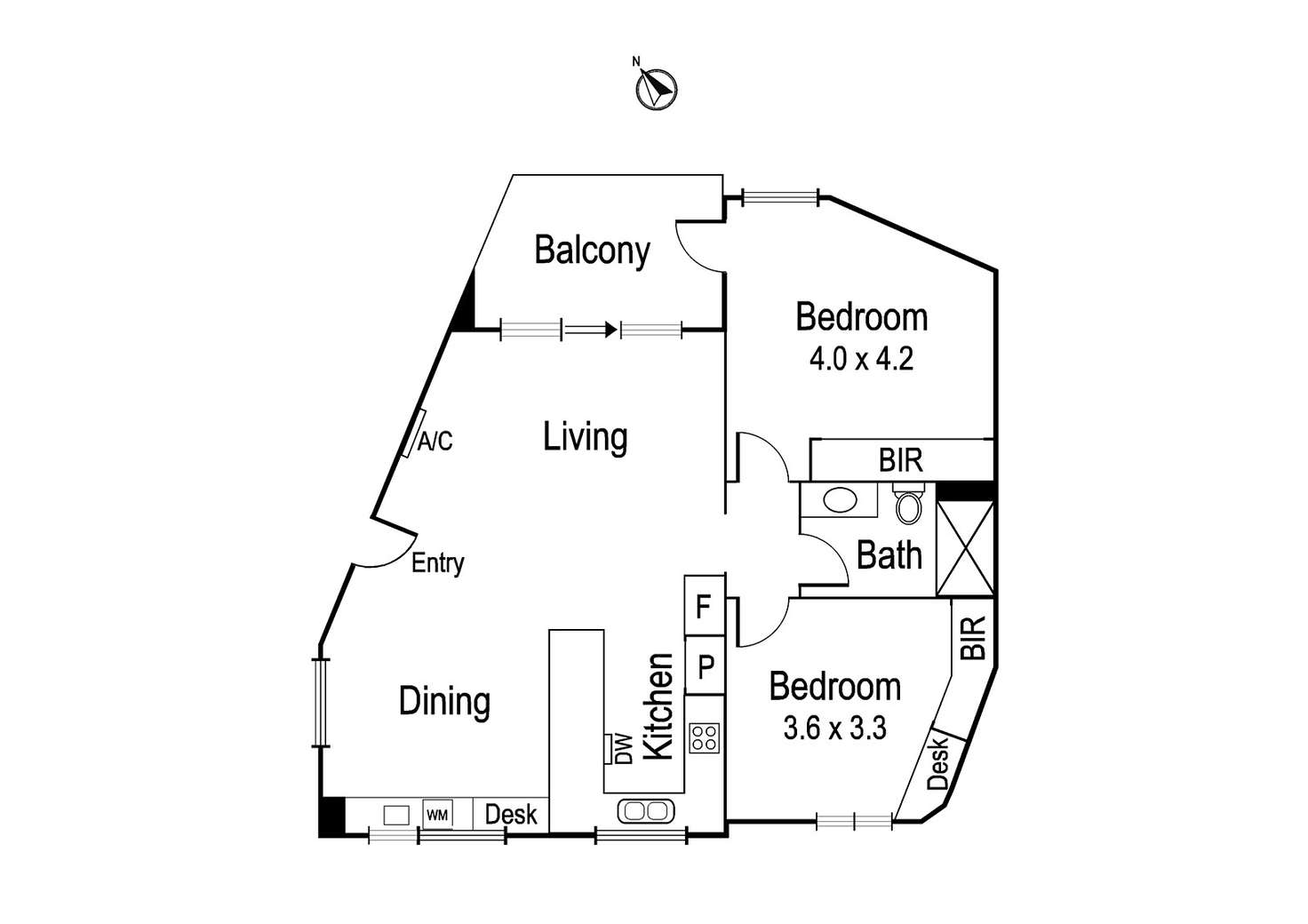 Floorplan of Homely apartment listing, 7/1A Burgundy Street, Heidelberg VIC 3084