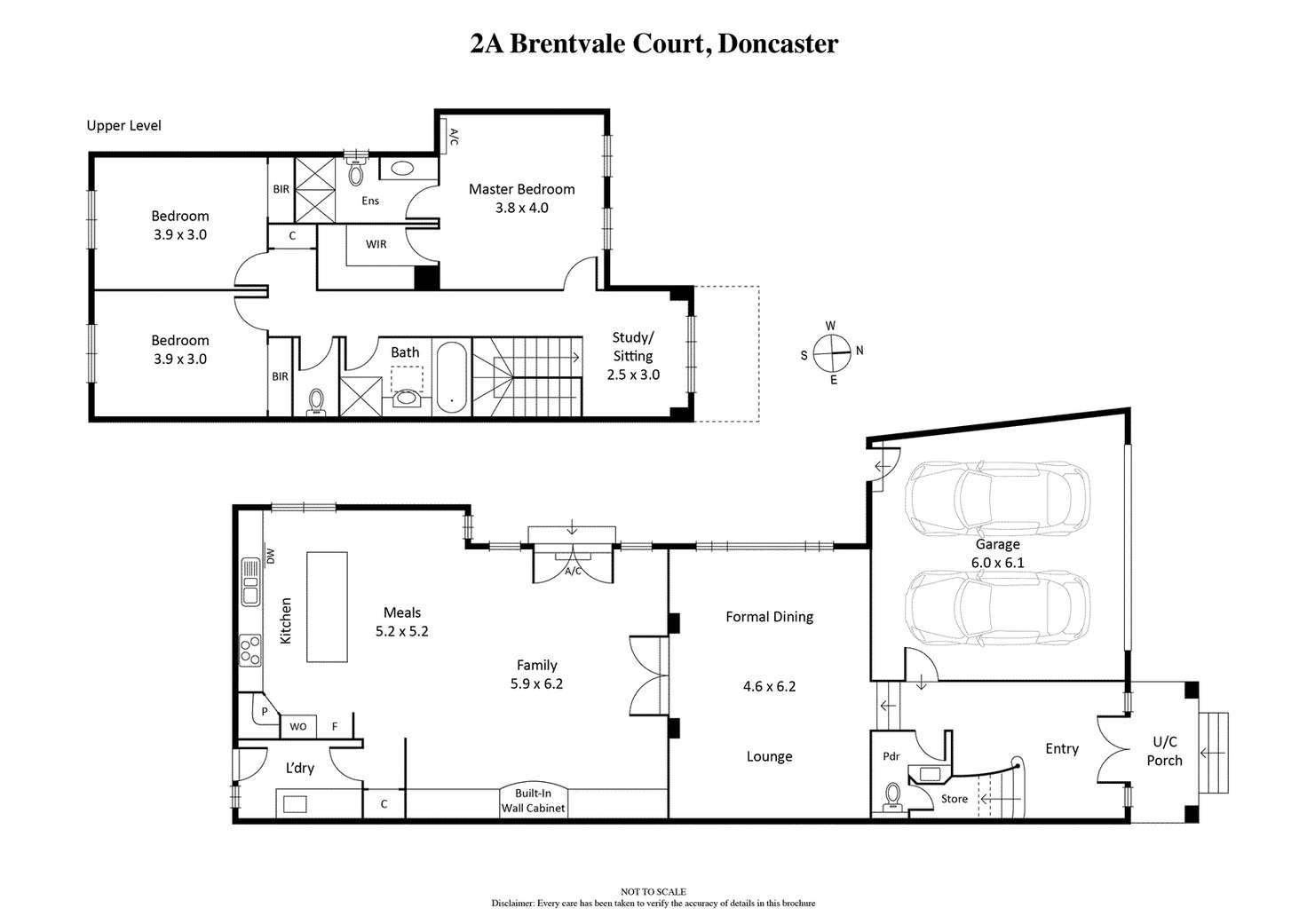 Floorplan of Homely house listing, 2A Brentvale Court, Doncaster VIC 3108