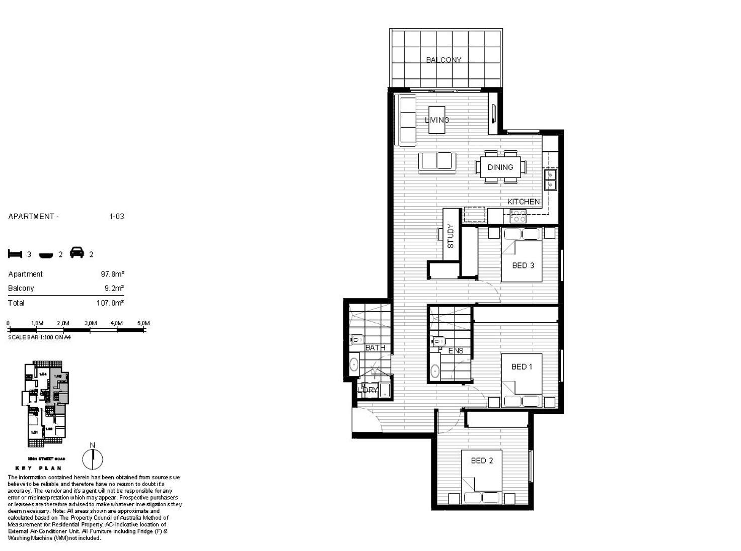 Floorplan of Homely apartment listing, 831 High Street Road, Glen Waverley VIC 3150