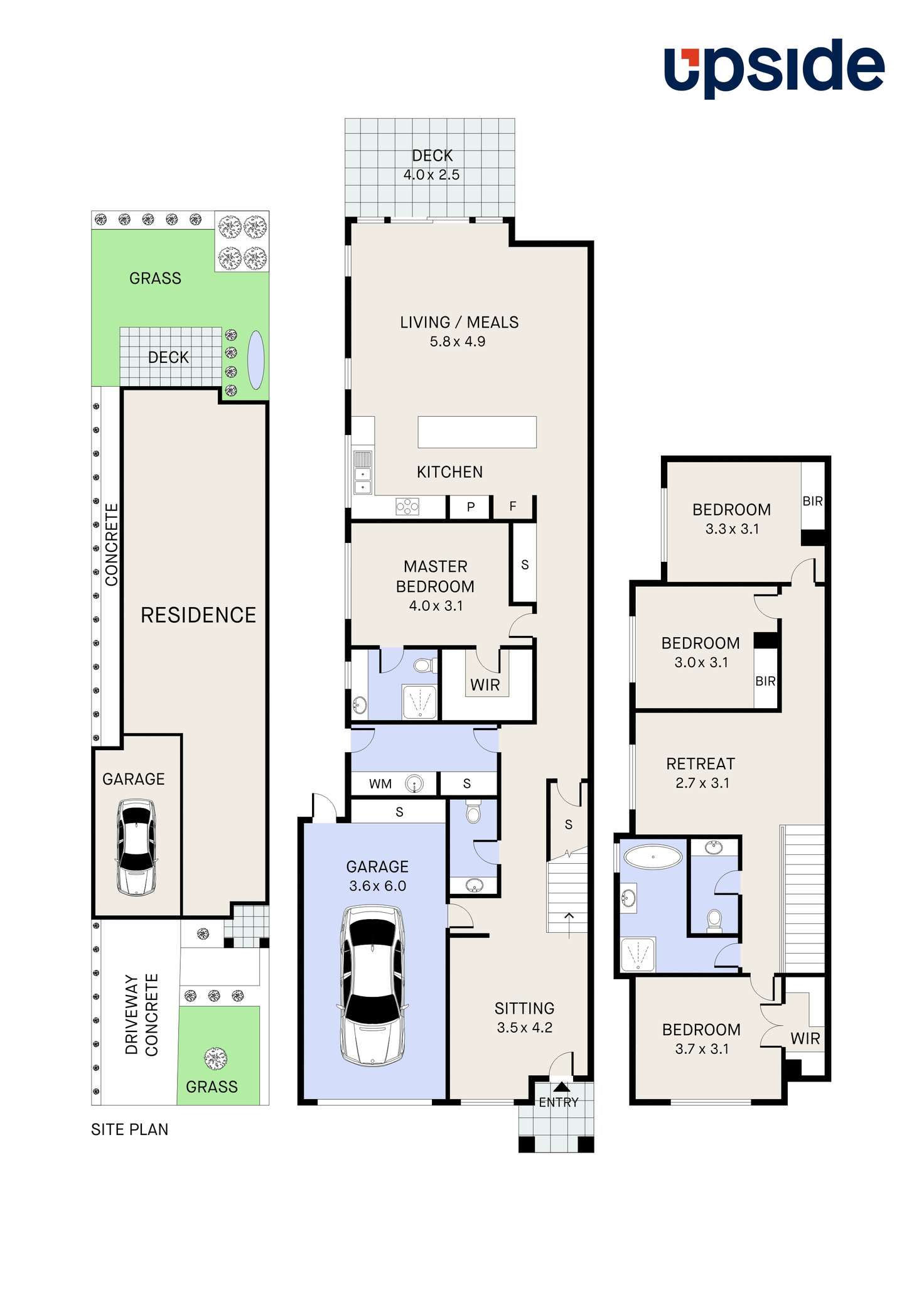 Floorplan of Homely townhouse listing, 7 Chantilly Avenue, Avondale Heights VIC 3034