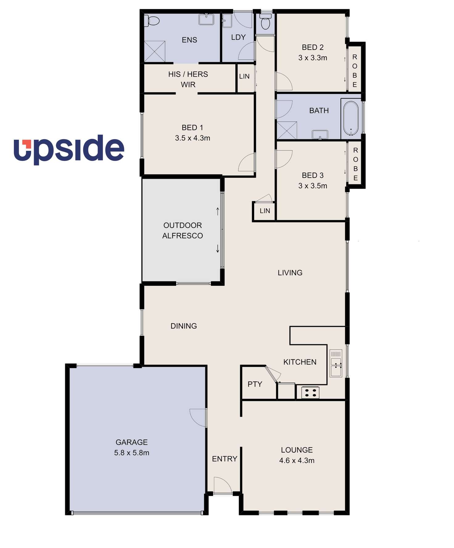 Floorplan of Homely house listing, 34 Albatross Way, Old Bar NSW 2430