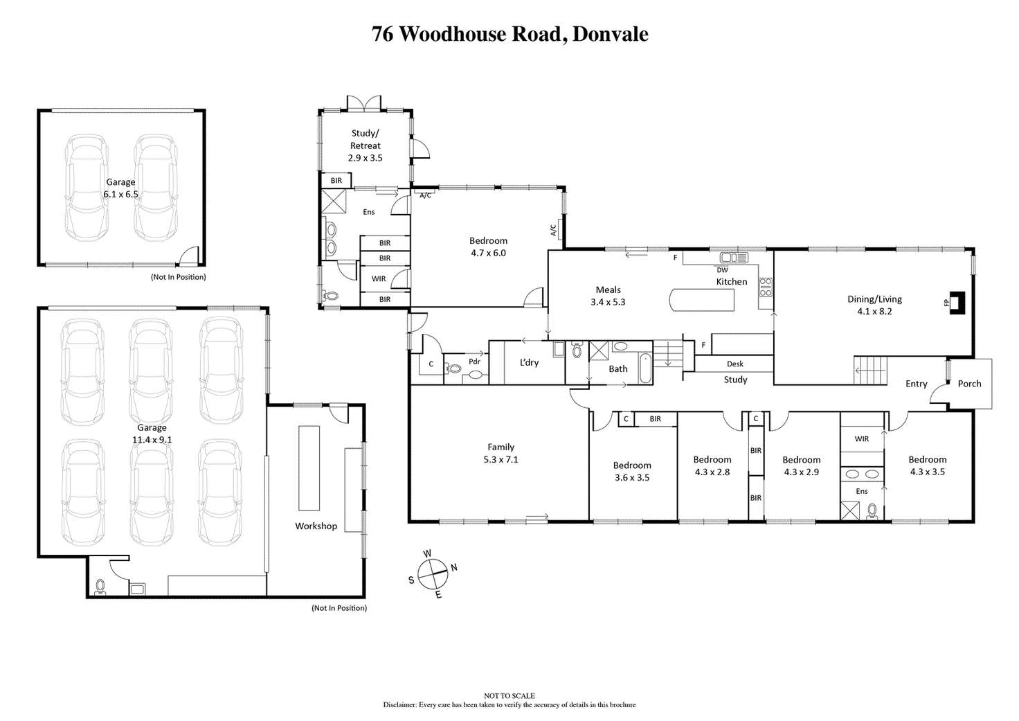 Floorplan of Homely house listing, 76 Woodhouse Road, Donvale VIC 3111