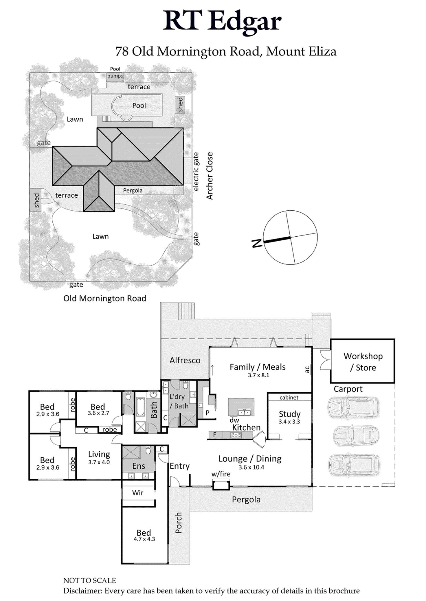 Floorplan of Homely house listing, 78 Old Mornington Road, Mount Eliza VIC 3930