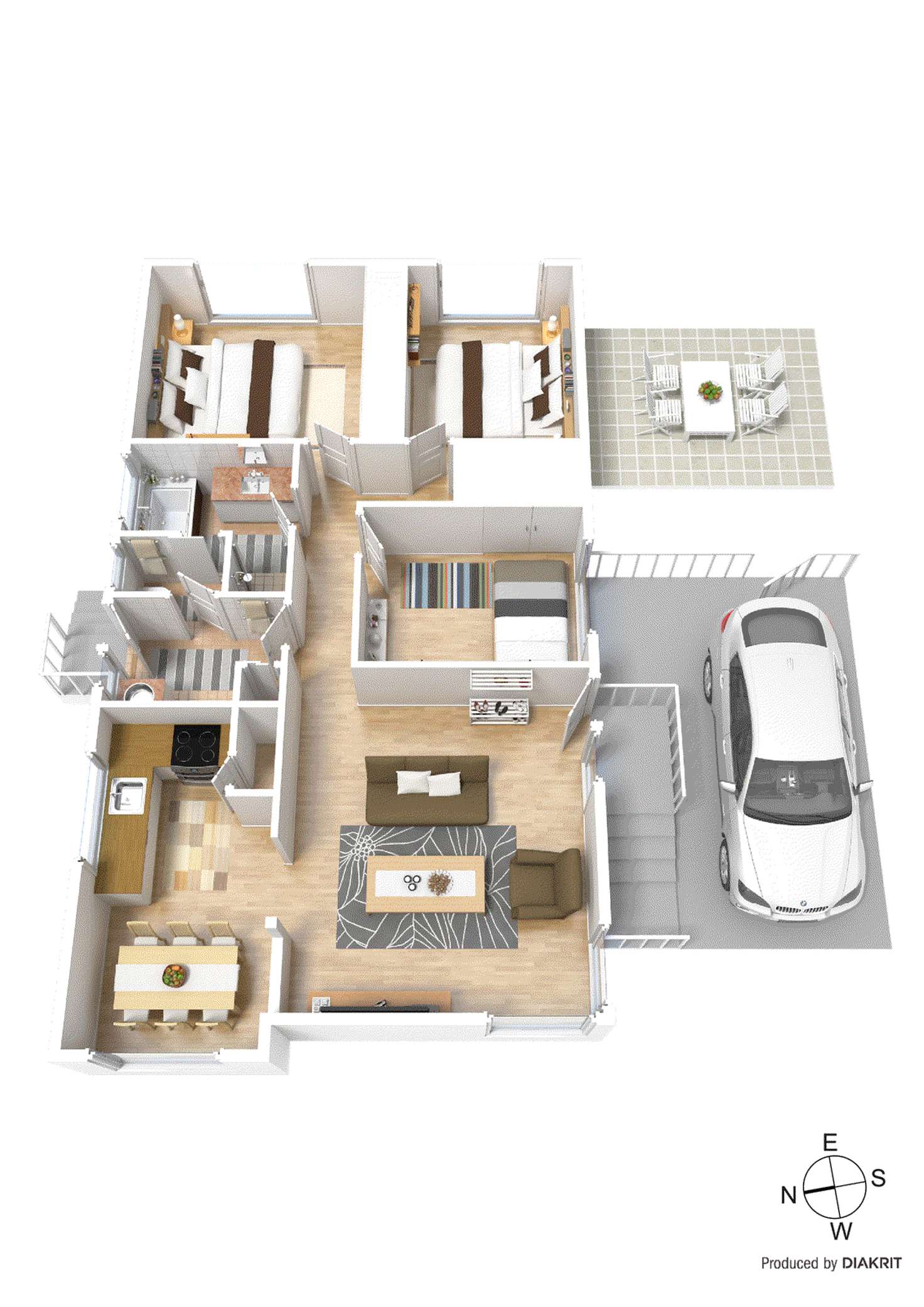 Floorplan of Homely house listing, 25 Scott Grove, Burwood VIC 3125