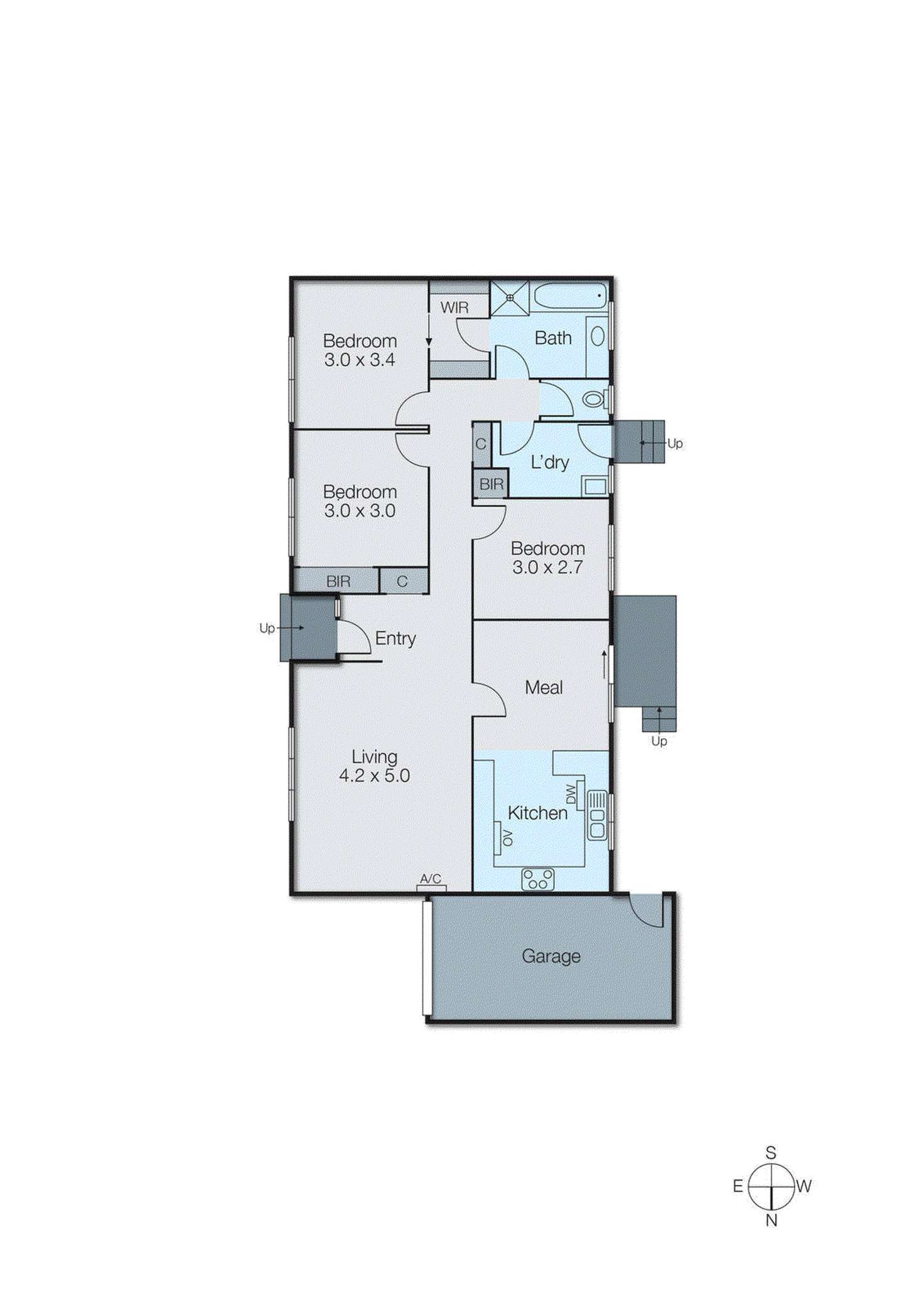 Floorplan of Homely unit listing, 3/1250-1252 North Road, Oakleigh South VIC 3167