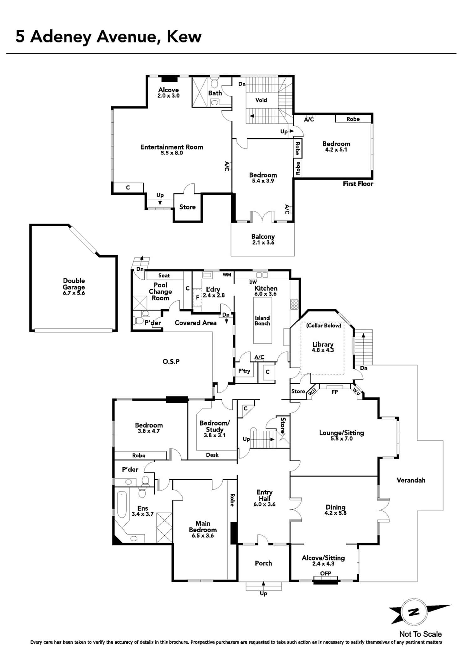 Floorplan of Homely house listing, 5 Adeney Avenue, Kew VIC 3101