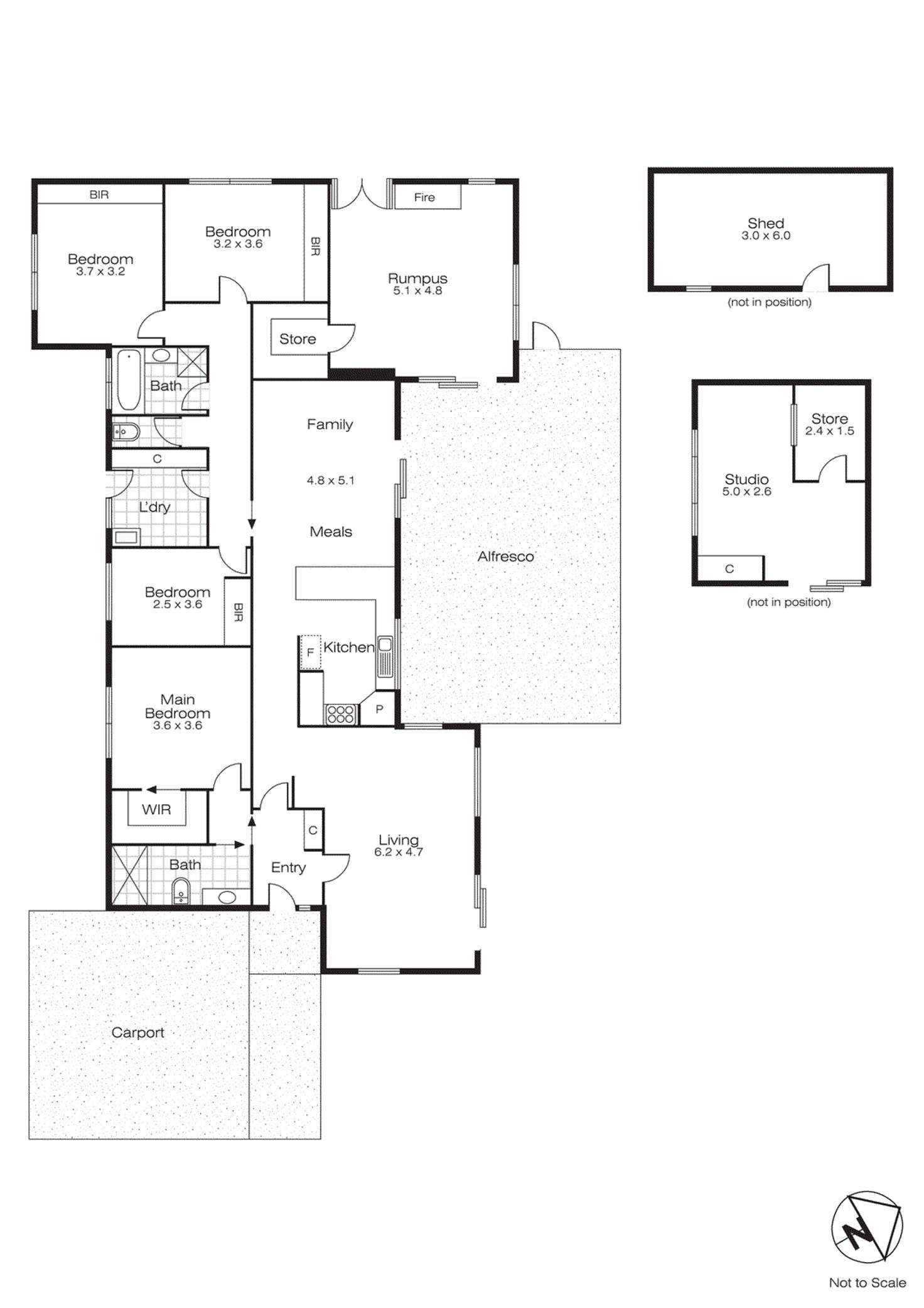 Floorplan of Homely house listing, 30 Caroline Street, Alfredton VIC 3350