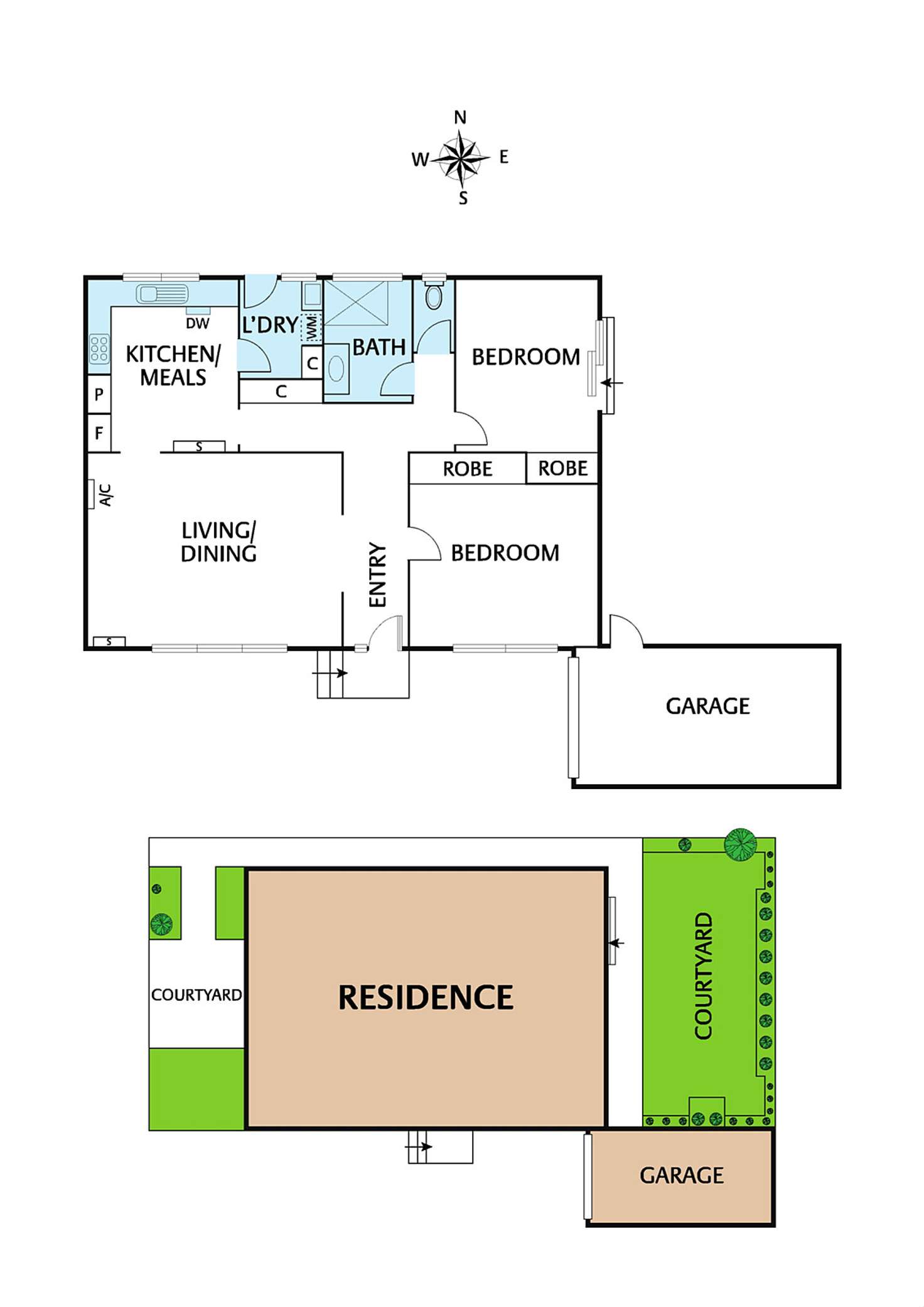 Floorplan of Homely unit listing, 4/67 Livingstone Street, Ivanhoe VIC 3079