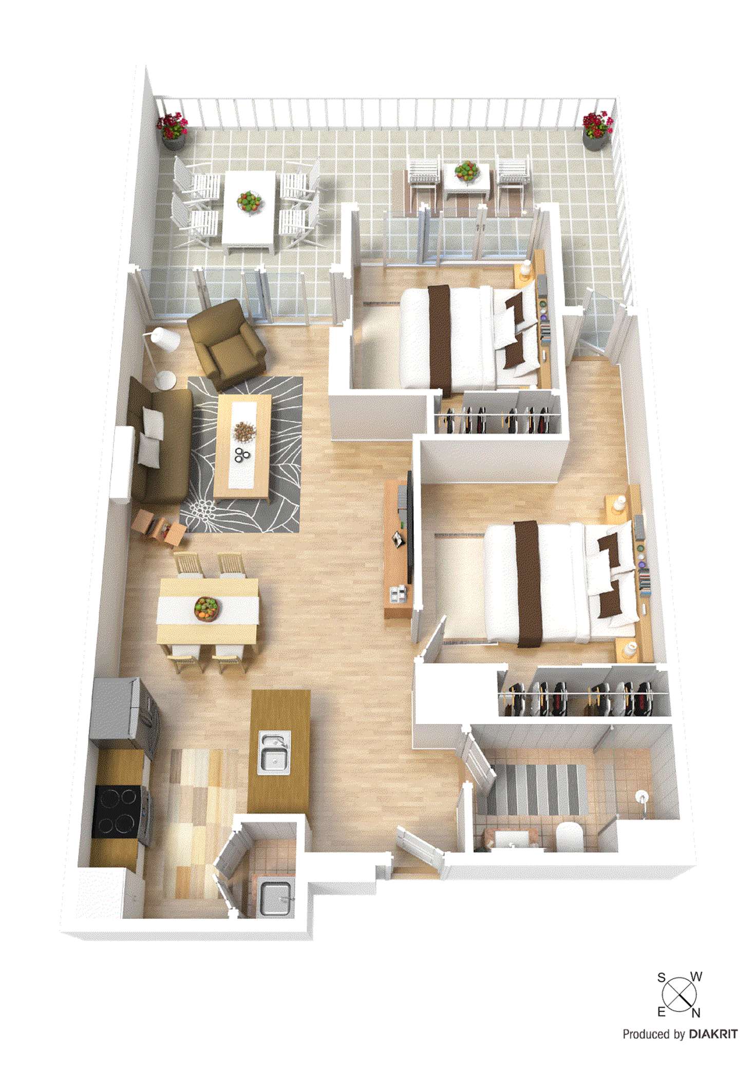 Floorplan of Homely apartment listing, 106/6 Butler Street, Camberwell VIC 3124