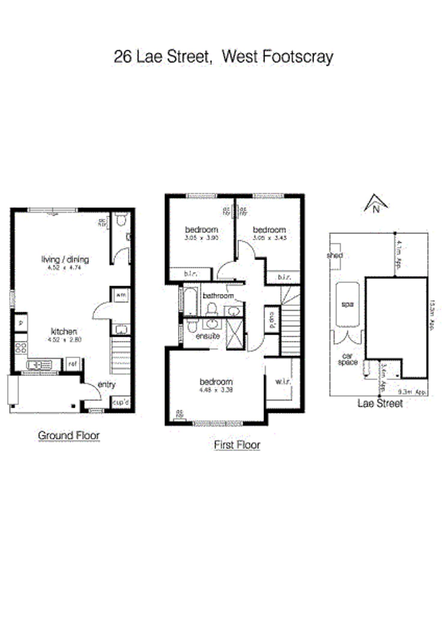 Floorplan of Homely house listing, 26 Lae Street, West Footscray VIC 3012
