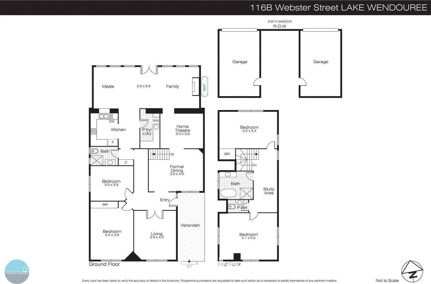 Floorplan of Homely house listing, 116B Webster Street, Lake Wendouree VIC 3350