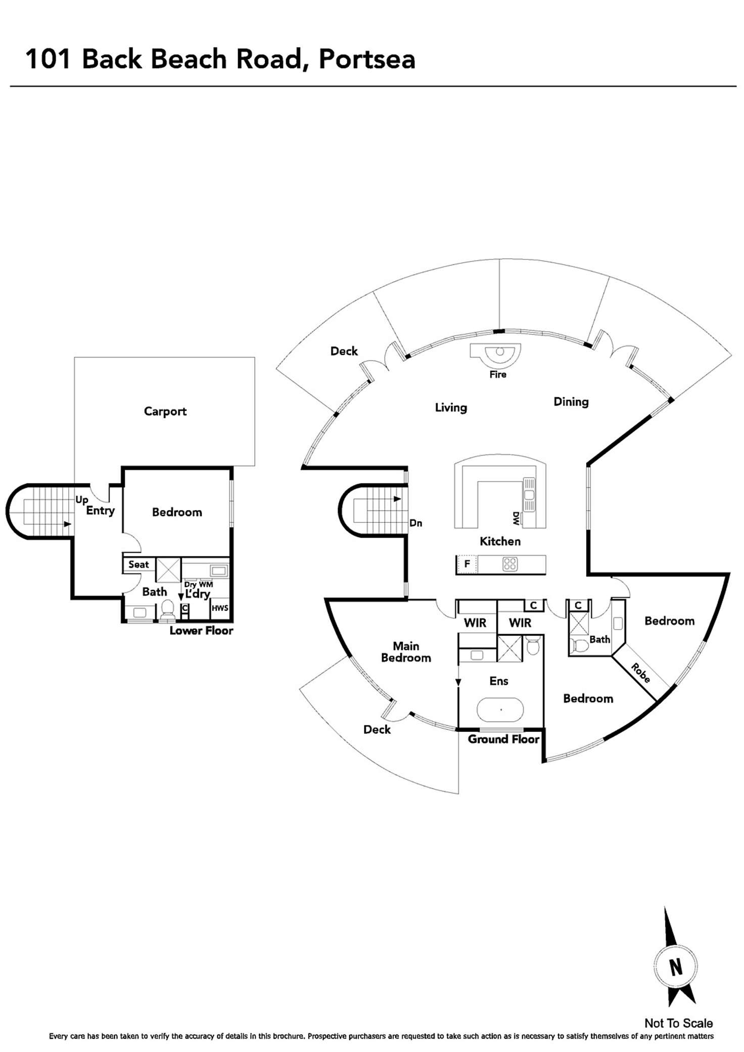 Floorplan of Homely house listing, 101 Back Beach Road, Portsea VIC 3944