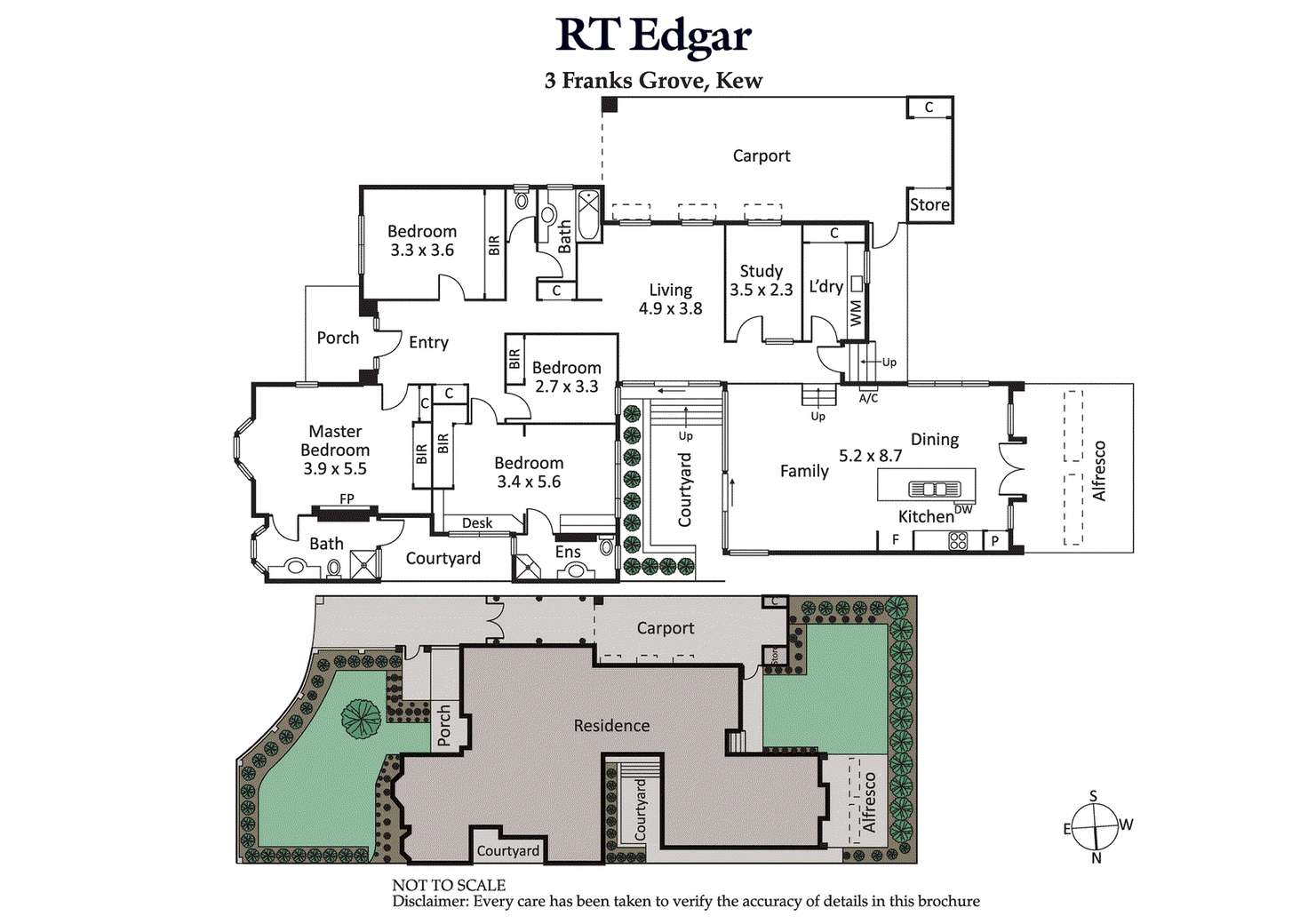 Floorplan of Homely house listing, 3 Franks Grove, Kew VIC 3101