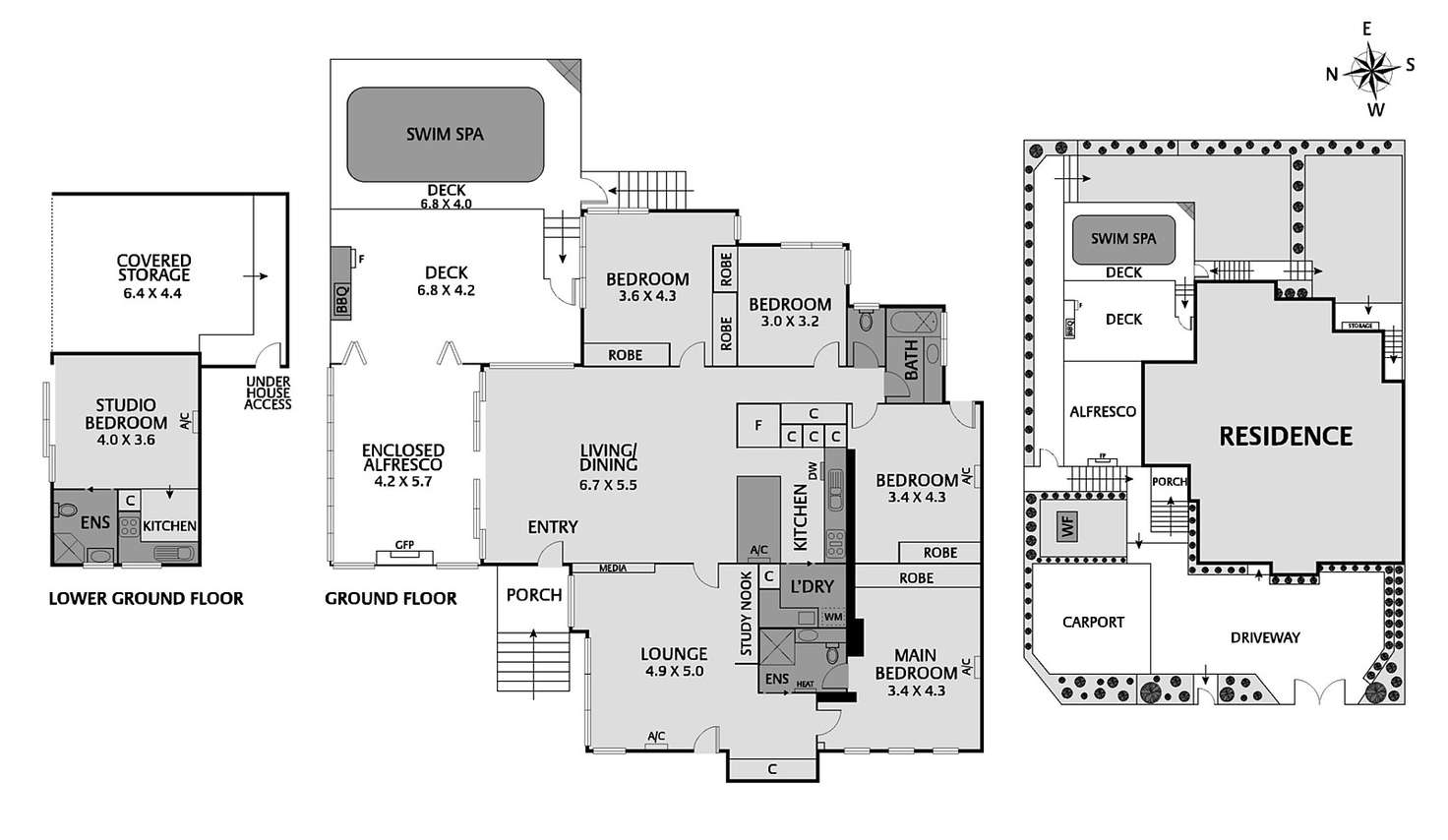Floorplan of Homely house listing, 46 Hawdon Street, Eaglemont VIC 3084