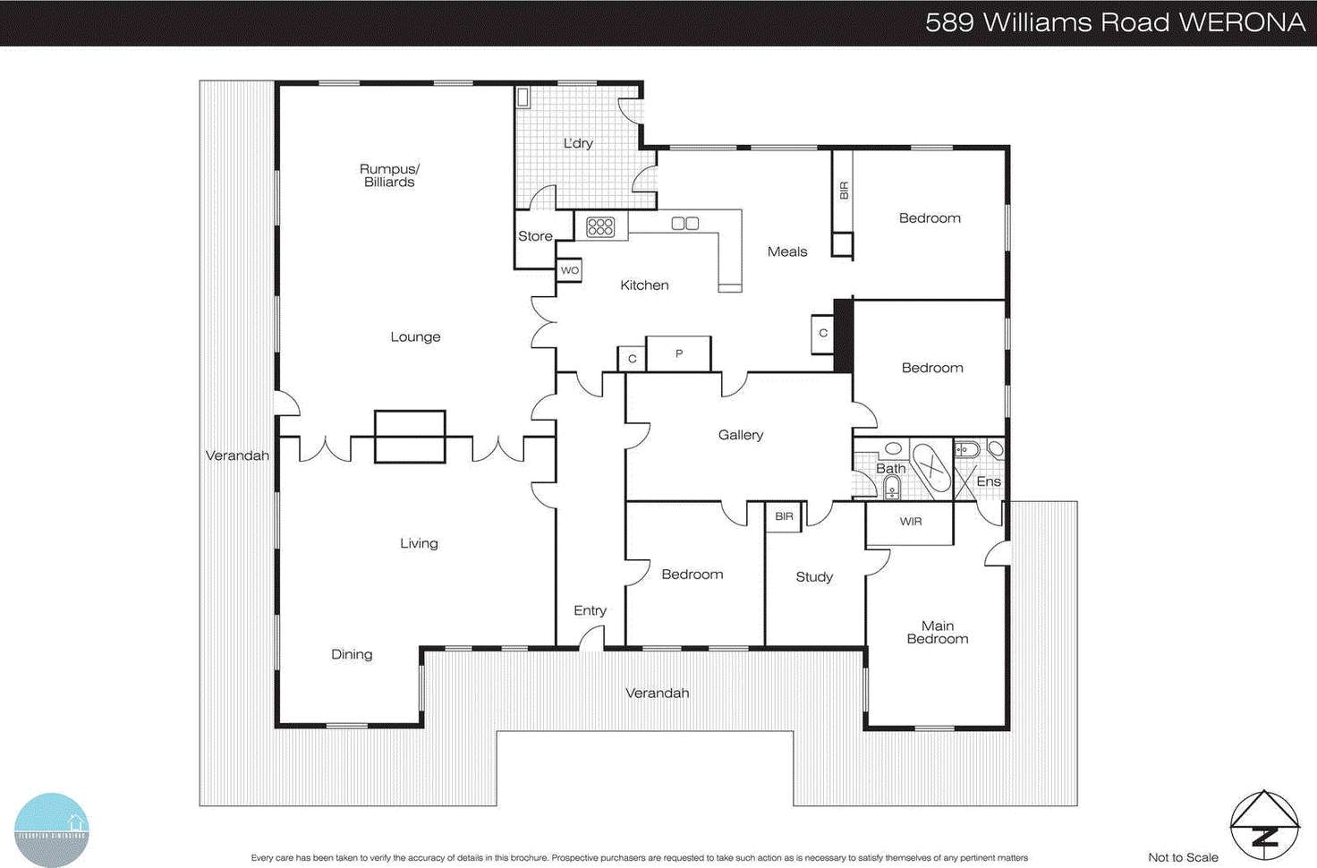 Floorplan of Homely house listing, 589 Williams Road, Werona VIC 3364