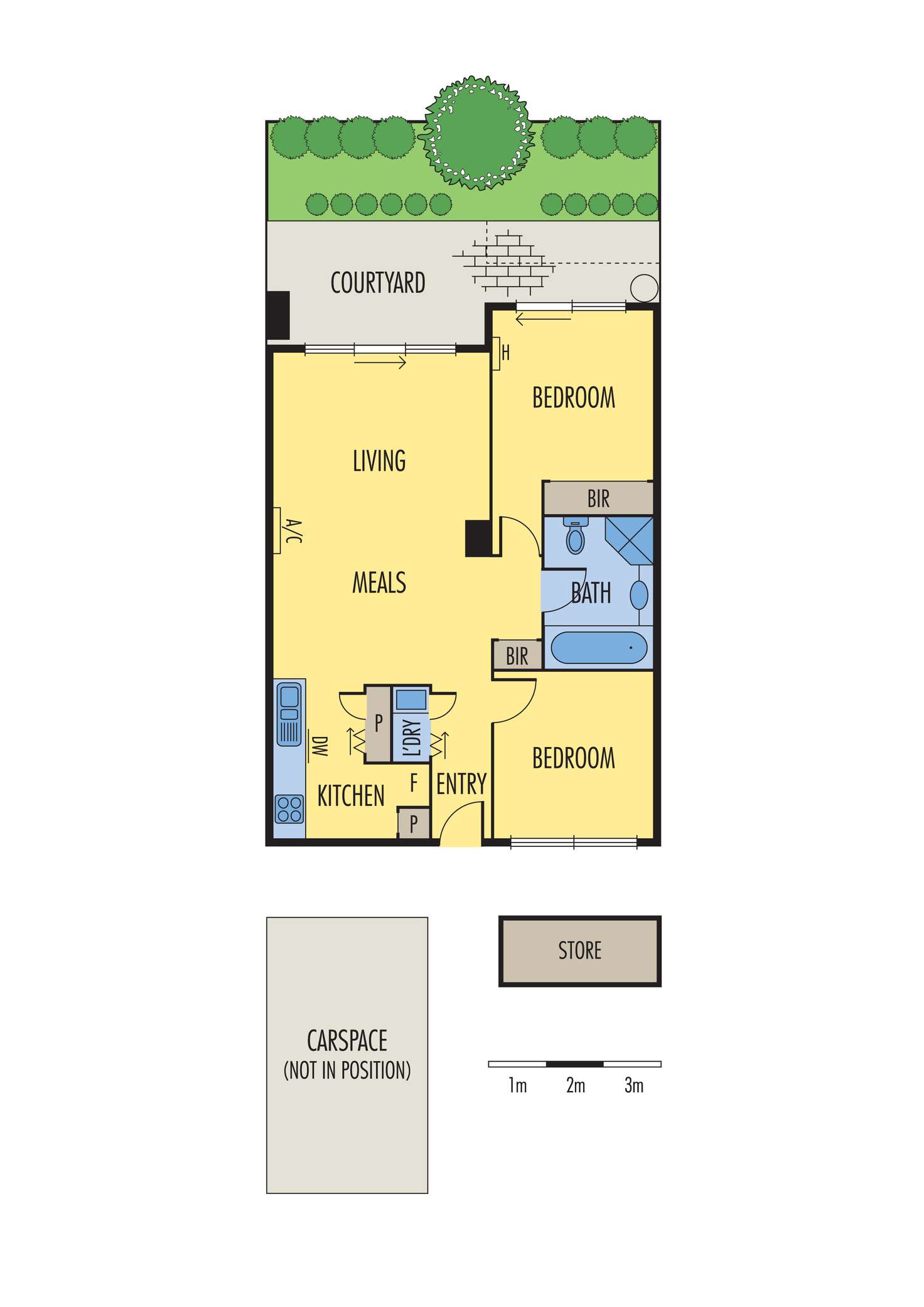 Floorplan of Homely apartment listing, 3/16 Shepperson  Avenue, Carnegie VIC 3163