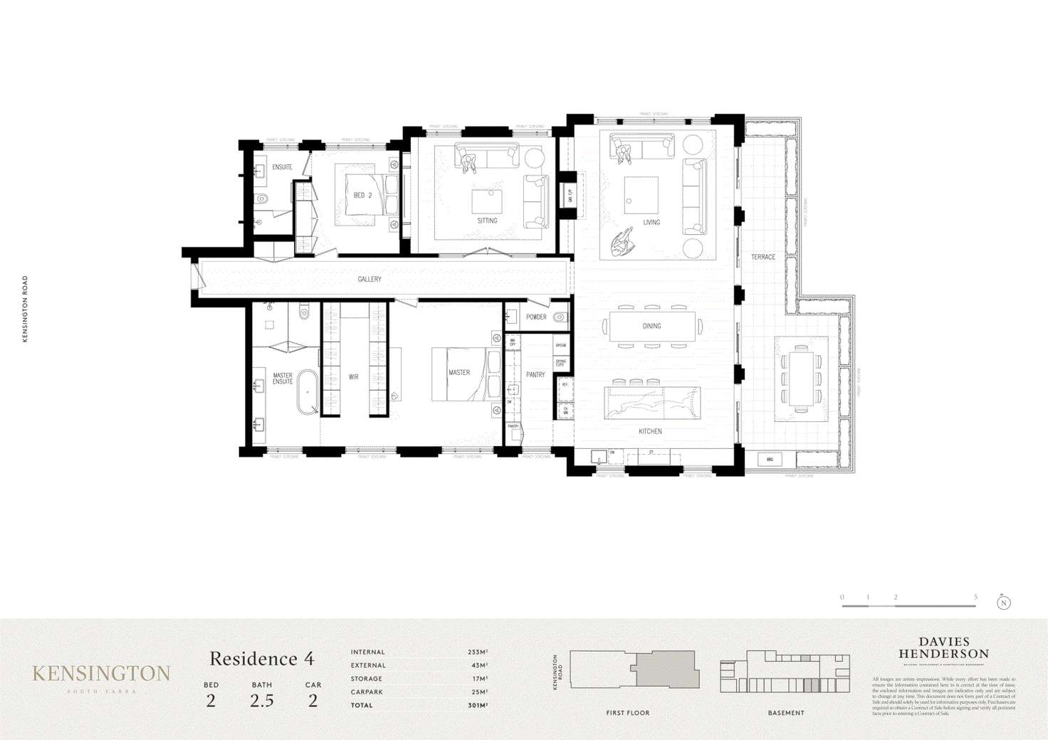 Floorplan of Homely apartment listing, APT 4/30 Kensington Road, South Yarra VIC 3141