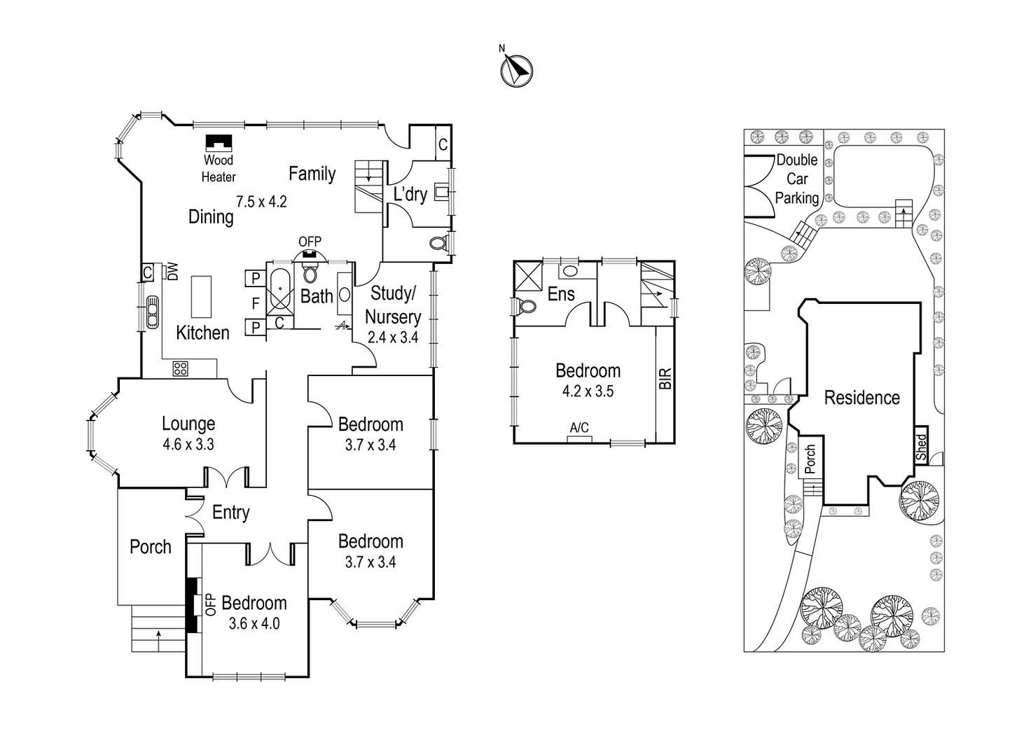 Floorplan of Homely house listing, 40 Odenwald Road, Eaglemont VIC 3084
