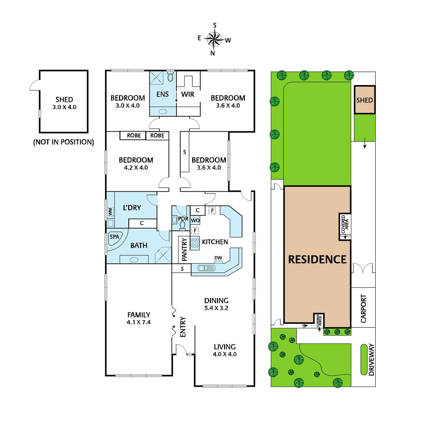 Floorplan of Homely house listing, 40 Owen Street, Mitcham VIC 3132
