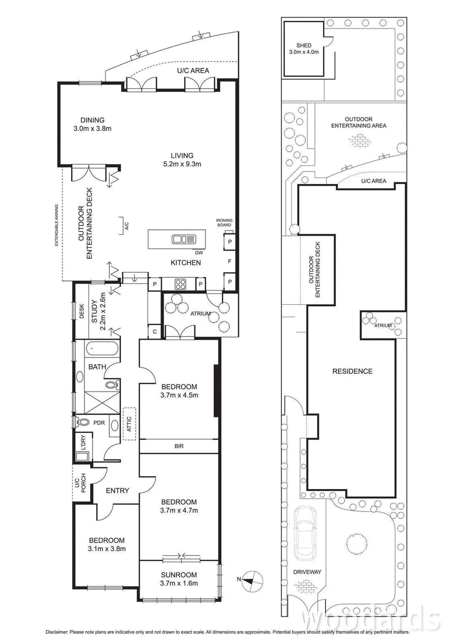 Floorplan of Homely house listing, 26 Lantana Road, Gardenvale VIC 3185