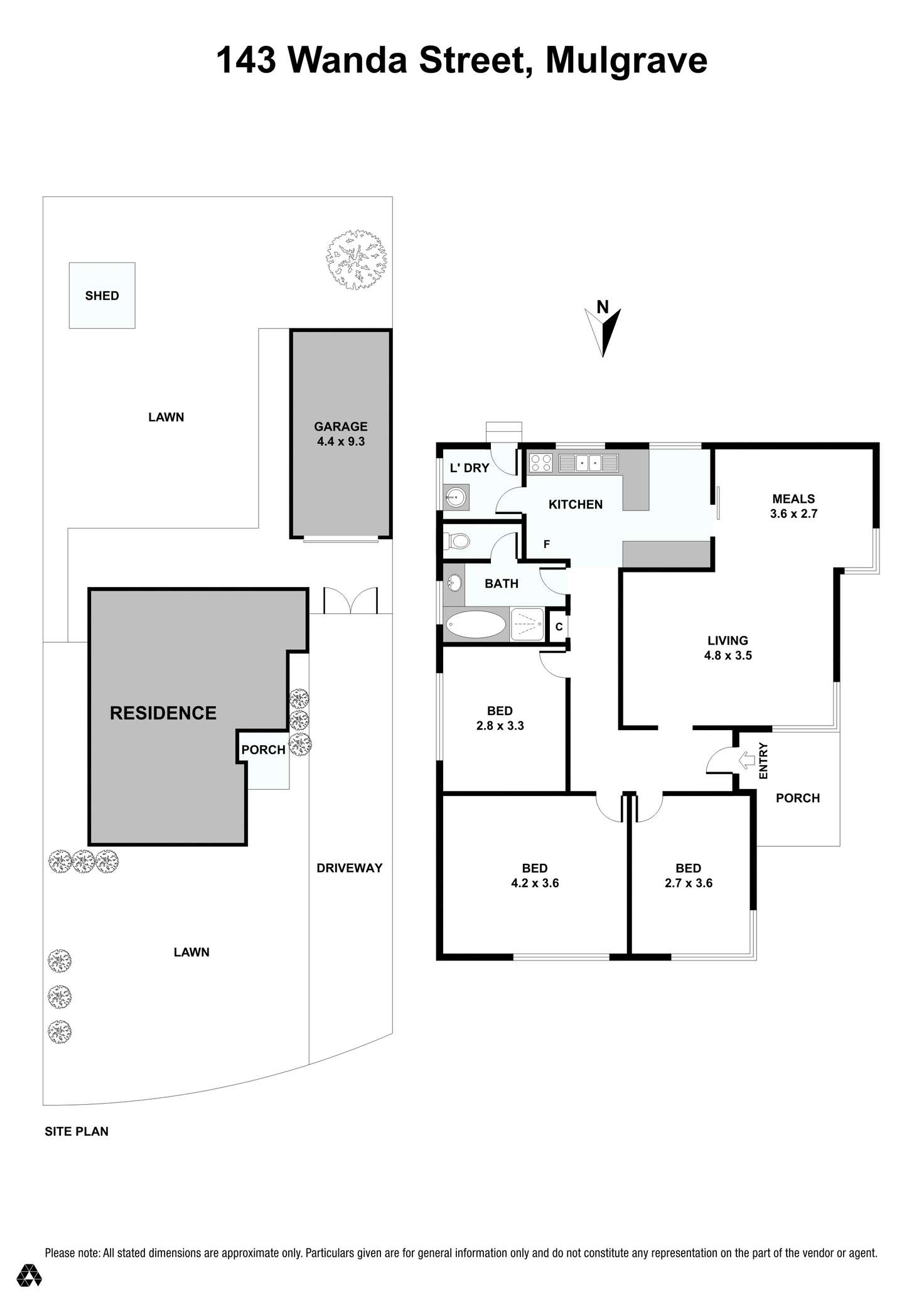 Floorplan of Homely house listing, 143 Wanda  Street, Mulgrave VIC 3170