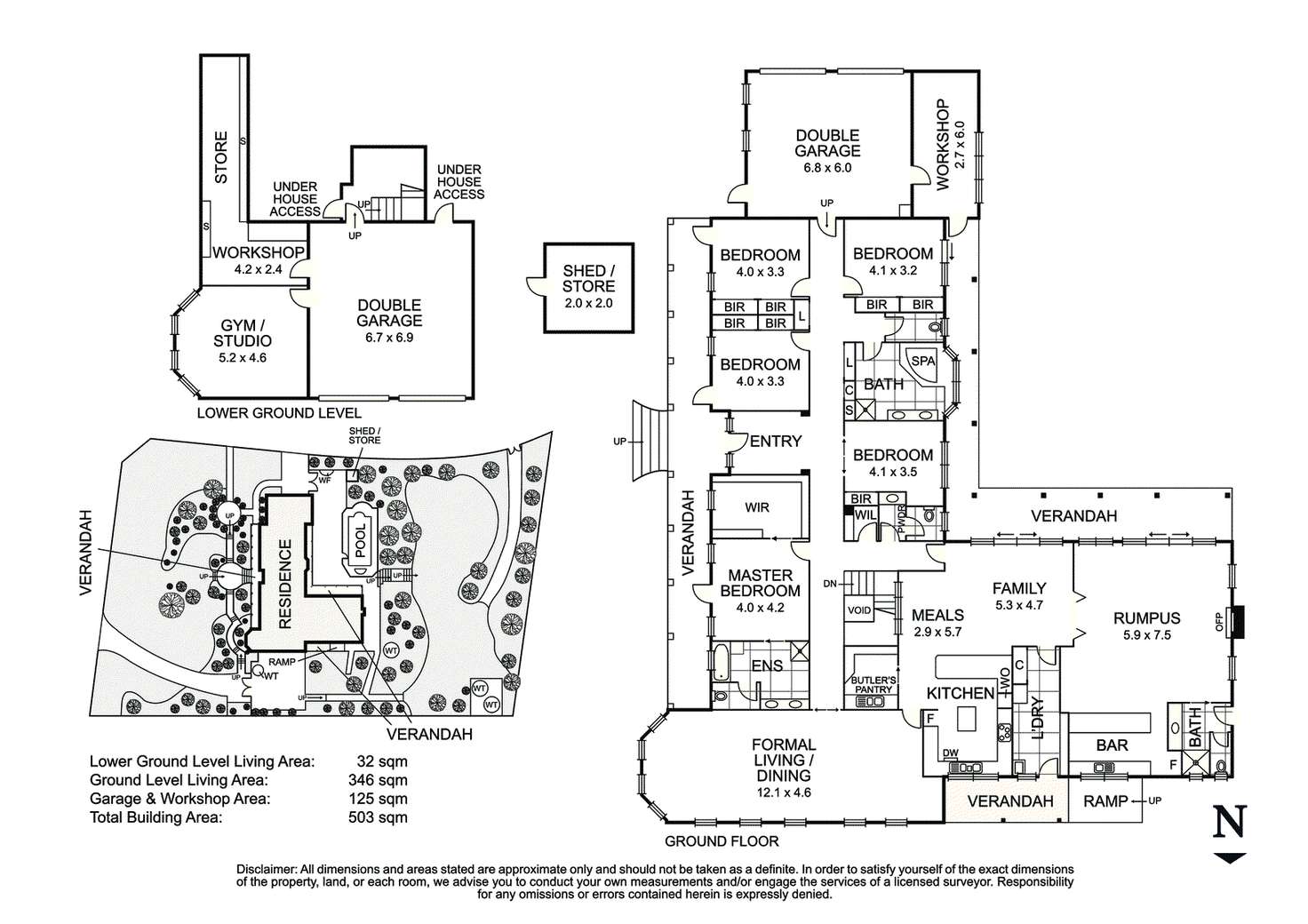 Floorplan of Homely house listing, 48 Oakland Drive, Warrandyte VIC 3113