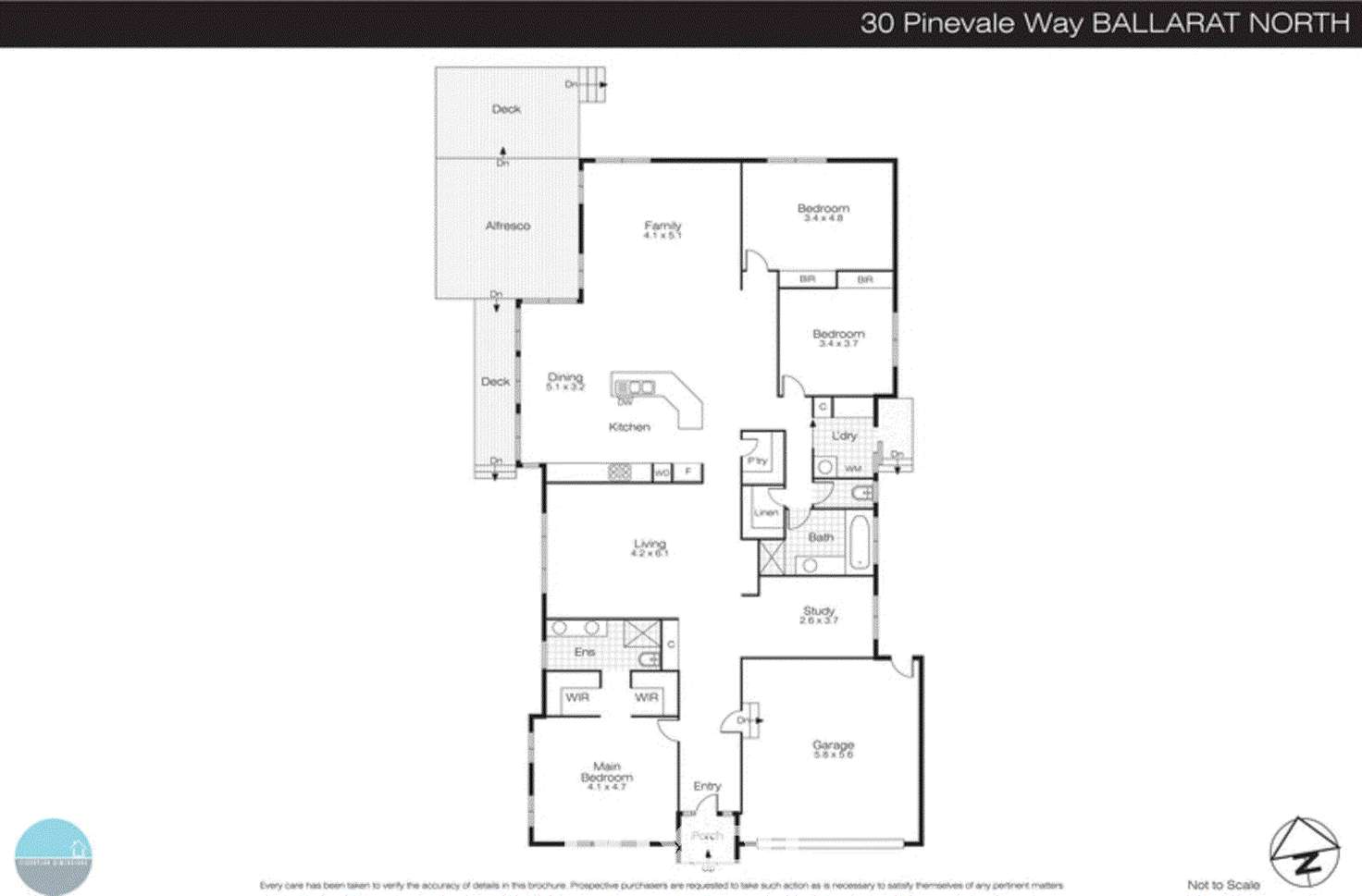 Floorplan of Homely house listing, 30 Pinevale Way, Ballarat North VIC 3350