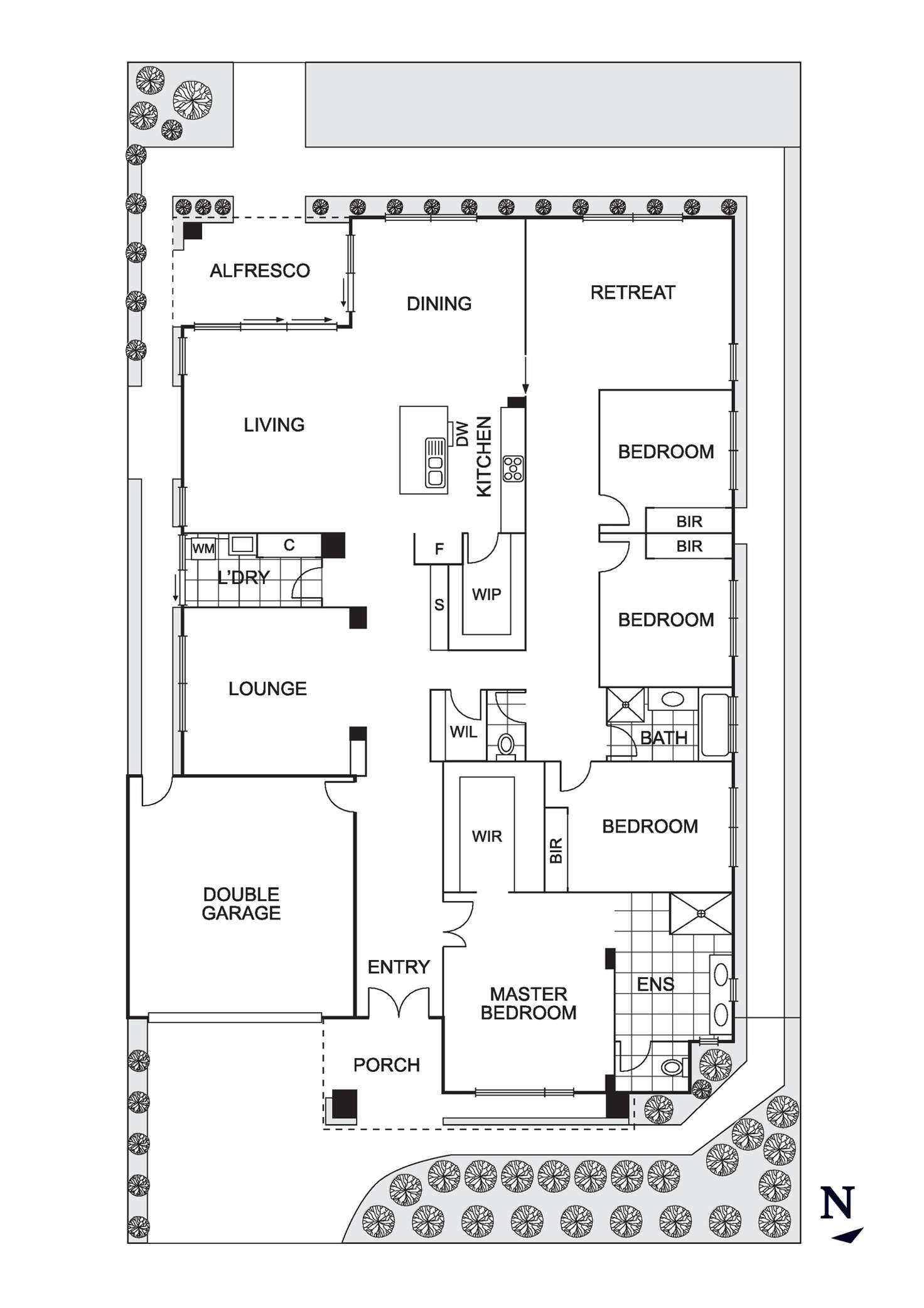 Floorplan of Homely house listing, 16 Carribie Road, Doreen VIC 3754
