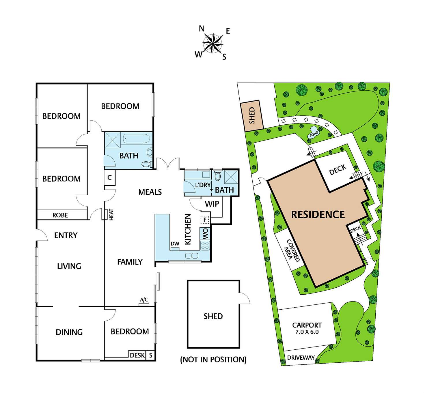 Floorplan of Homely house listing, 18 Rockaway Drive, Viewbank VIC 3084