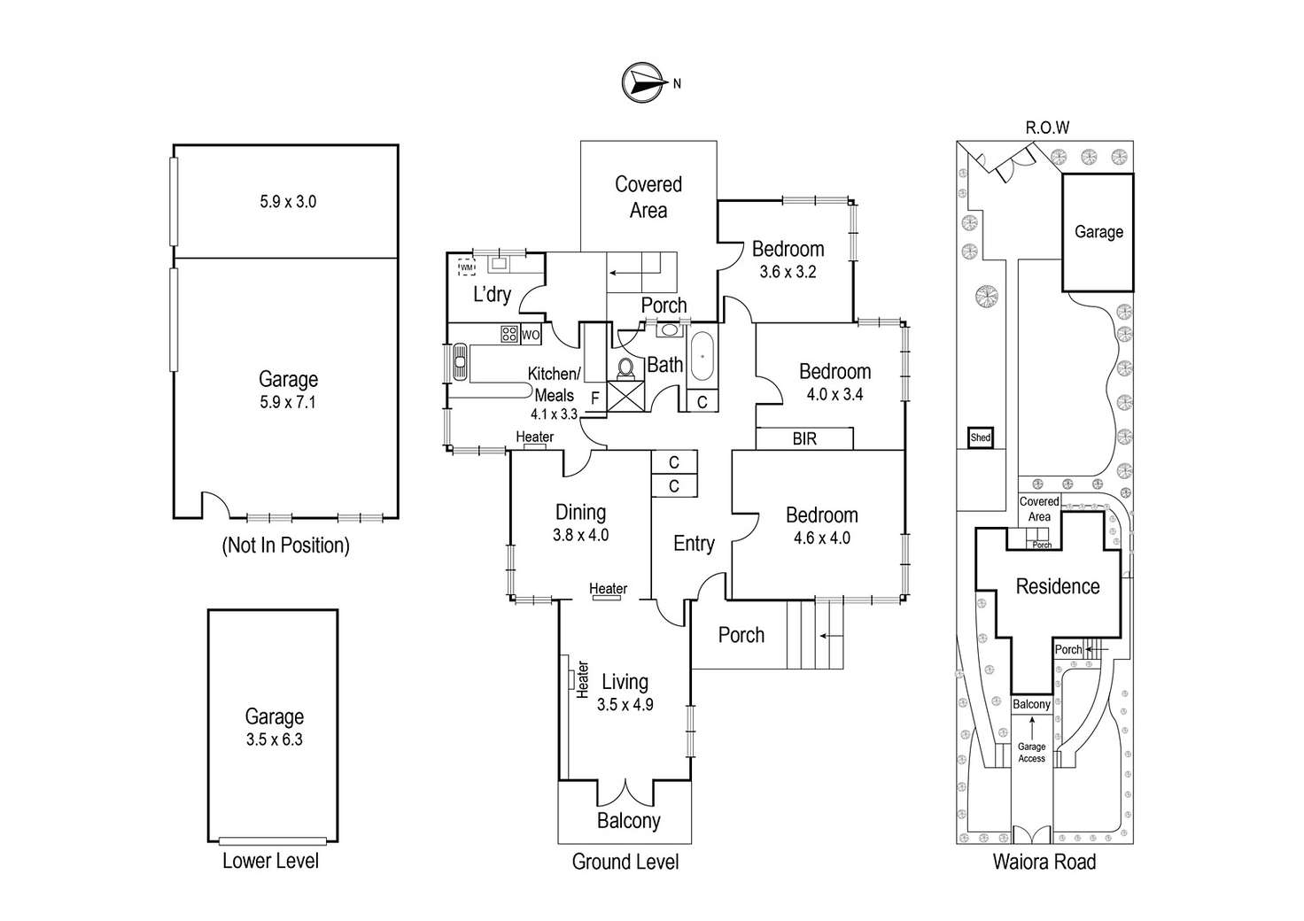 Floorplan of Homely house listing, 163 Waiora Road, Heidelberg Heights VIC 3081