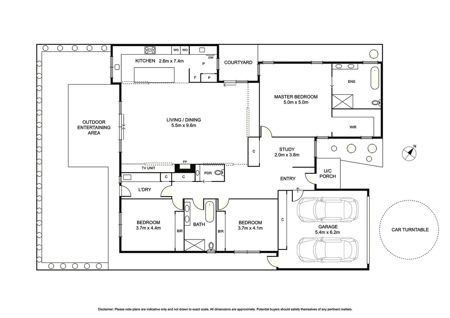 Floorplan of Homely townhouse listing, 2/35 Rose Street, Mckinnon VIC 3204